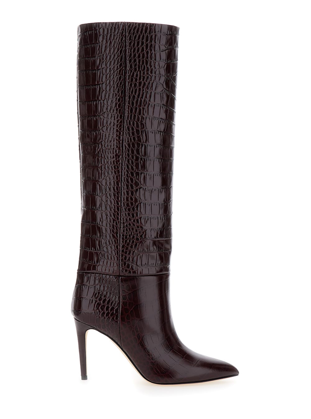 ブーツその他 Paris Texas Dark Bordeaux High Boots Paris Texas Dark Bordeaux High Boots With Stiletto Heel In