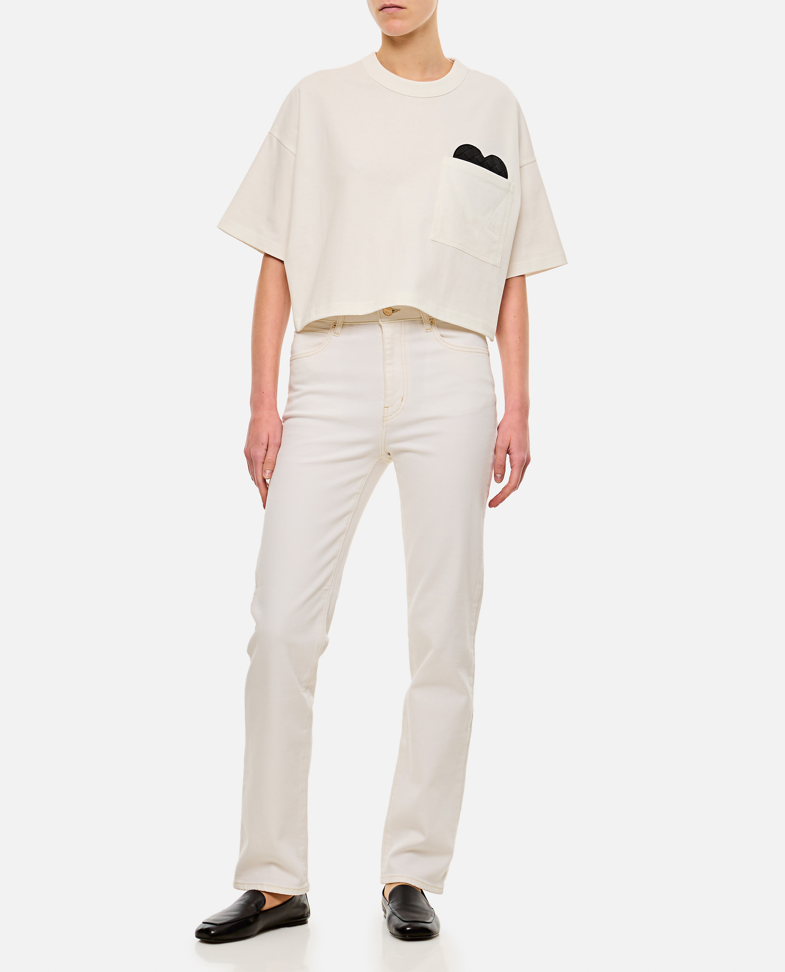 BOTTEGA VENETA Crop 半袖 Tシャツ Bottega Veneta Cropped T-shirt | italist