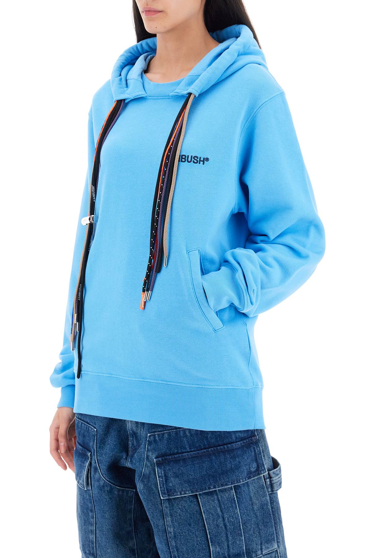 パーカー・フーディ AMBUSH SS23 MULTICORD HOODIE (BMBB021_S23FLE0014720) Ambush Multicord hoodie - Blue - Men | BMBB021S23FLE0014720