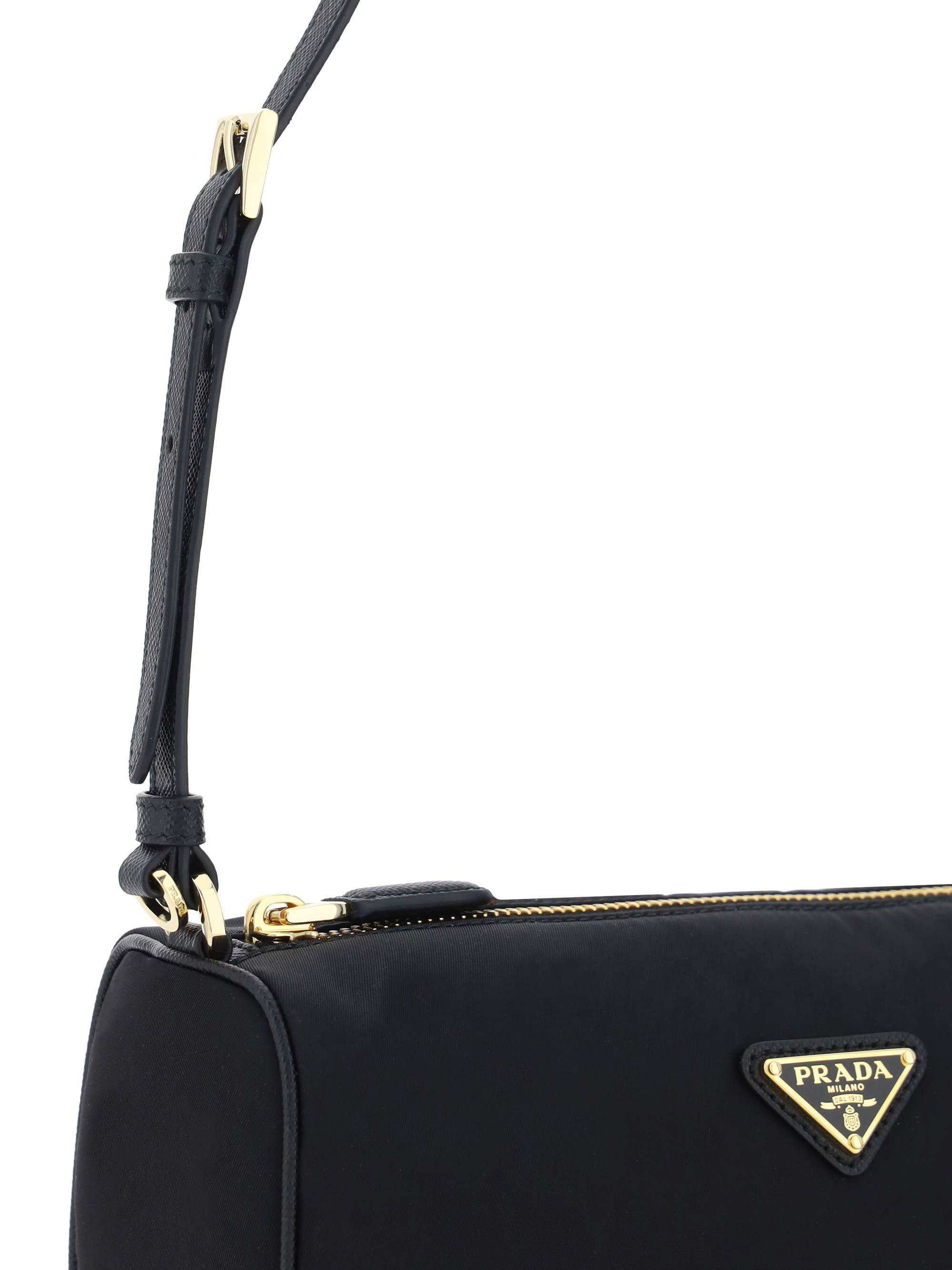 【関税＆送料込み】Prada Shoulder Bags Auth PRADA Logo Crossbody Shoulder Bag Rosso Red Nylon