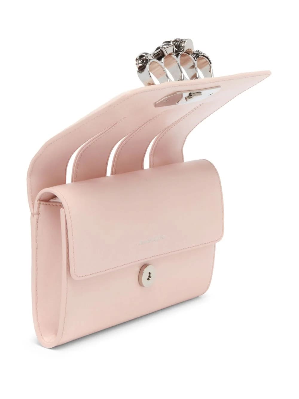 クラッチバッグ ALEXANDER MCQUEEN PINK LEATHER THE SLASH CLUTCH Alexander McQueen Pink Leather The Slash Clutch – LOZURI®
