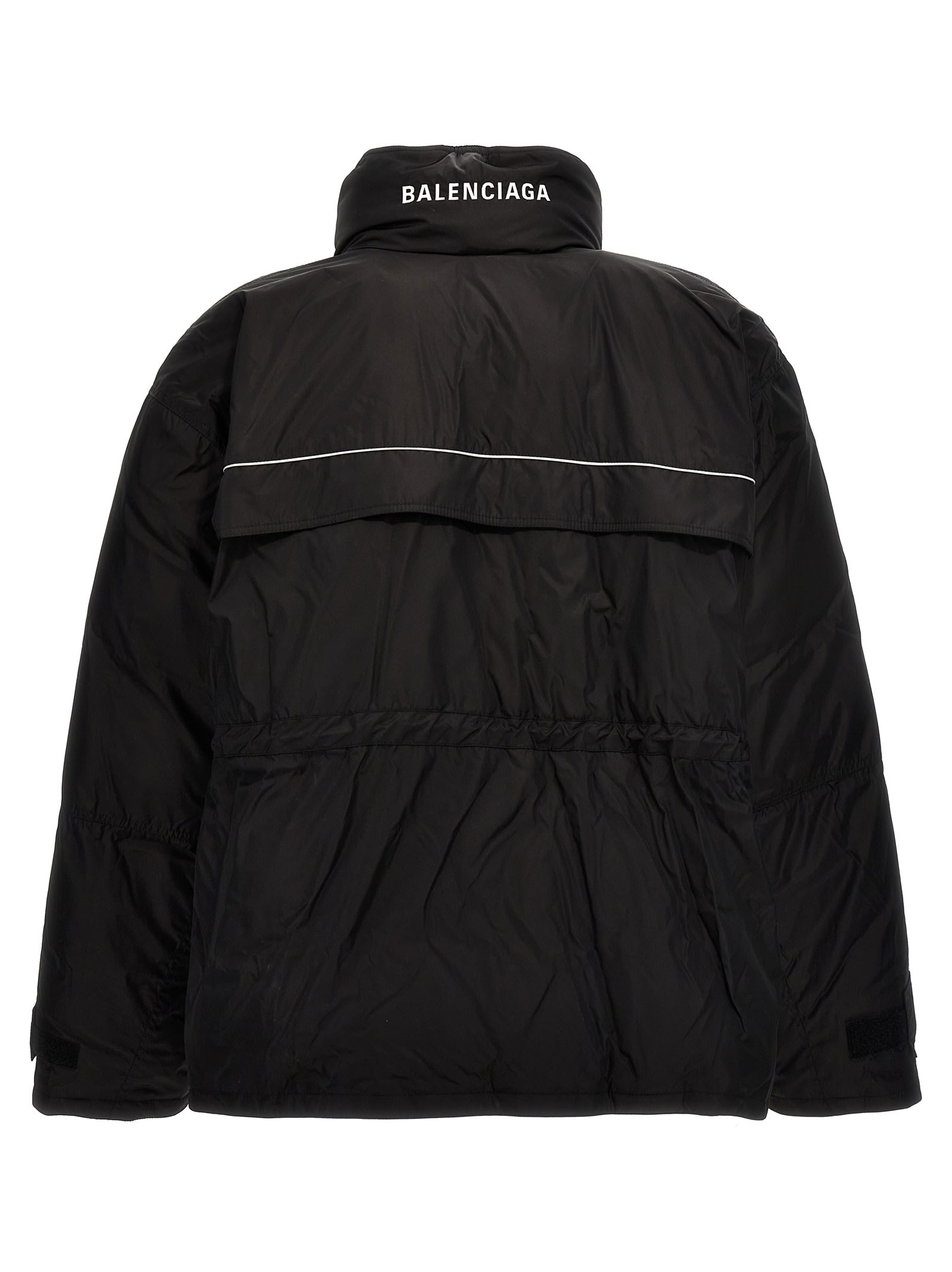 パーカー・フーディ BALENCIAGA Balenciaga Wrap Parka (751715.TNO19 1000 BLACK) Balenciaga Wrap Parka Jacket 'Black' 751715TNO191000