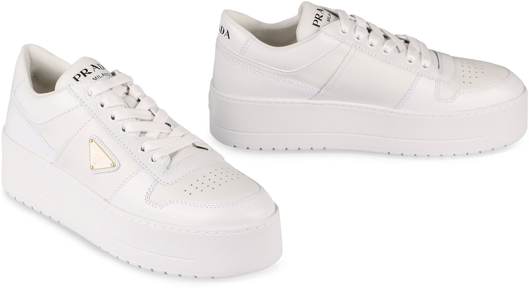 Prada Downtown Bold Platform Sneakers | italist