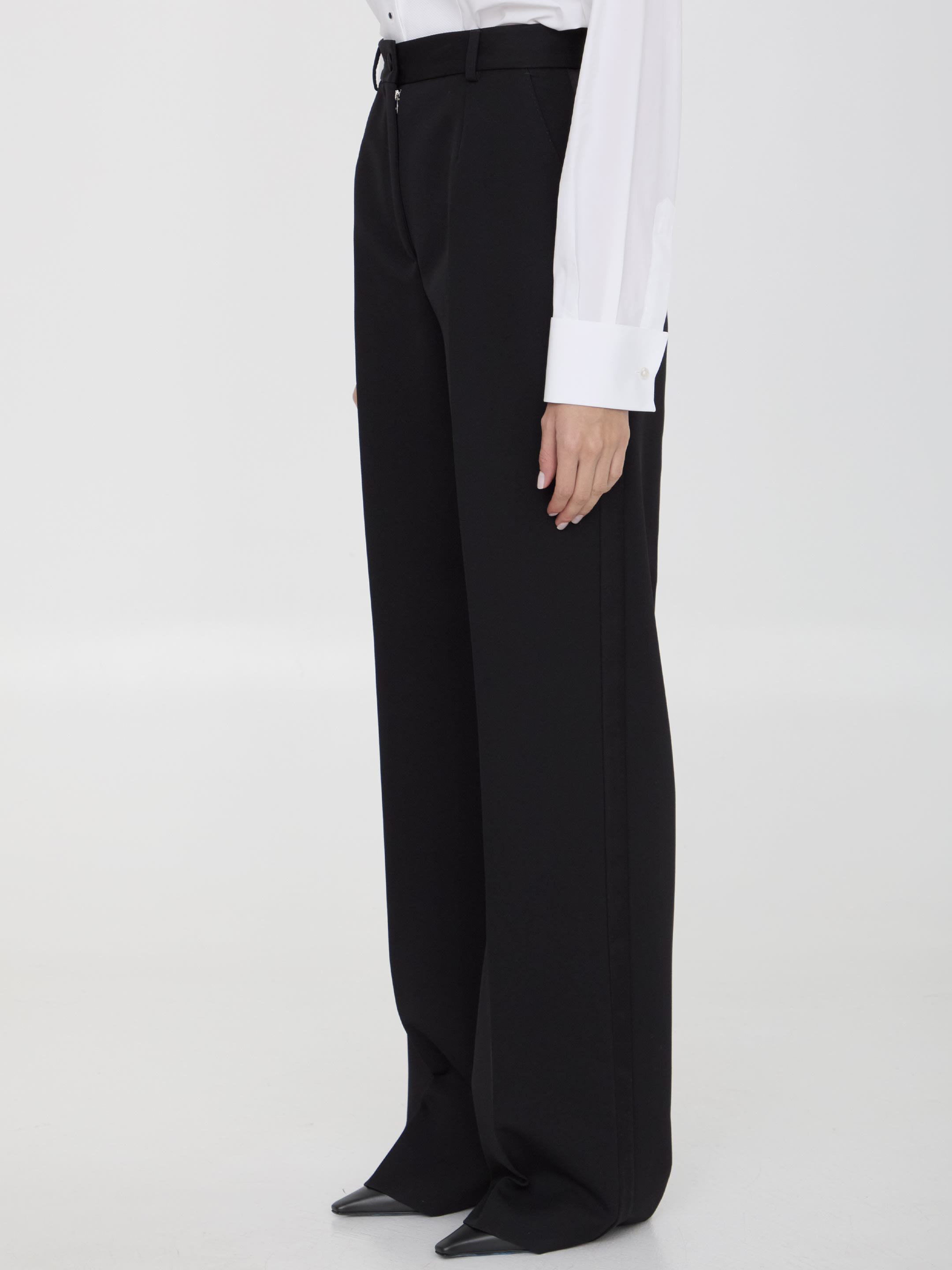 Dolce & Gabbana Gabardine Tuxedo Pants | italist