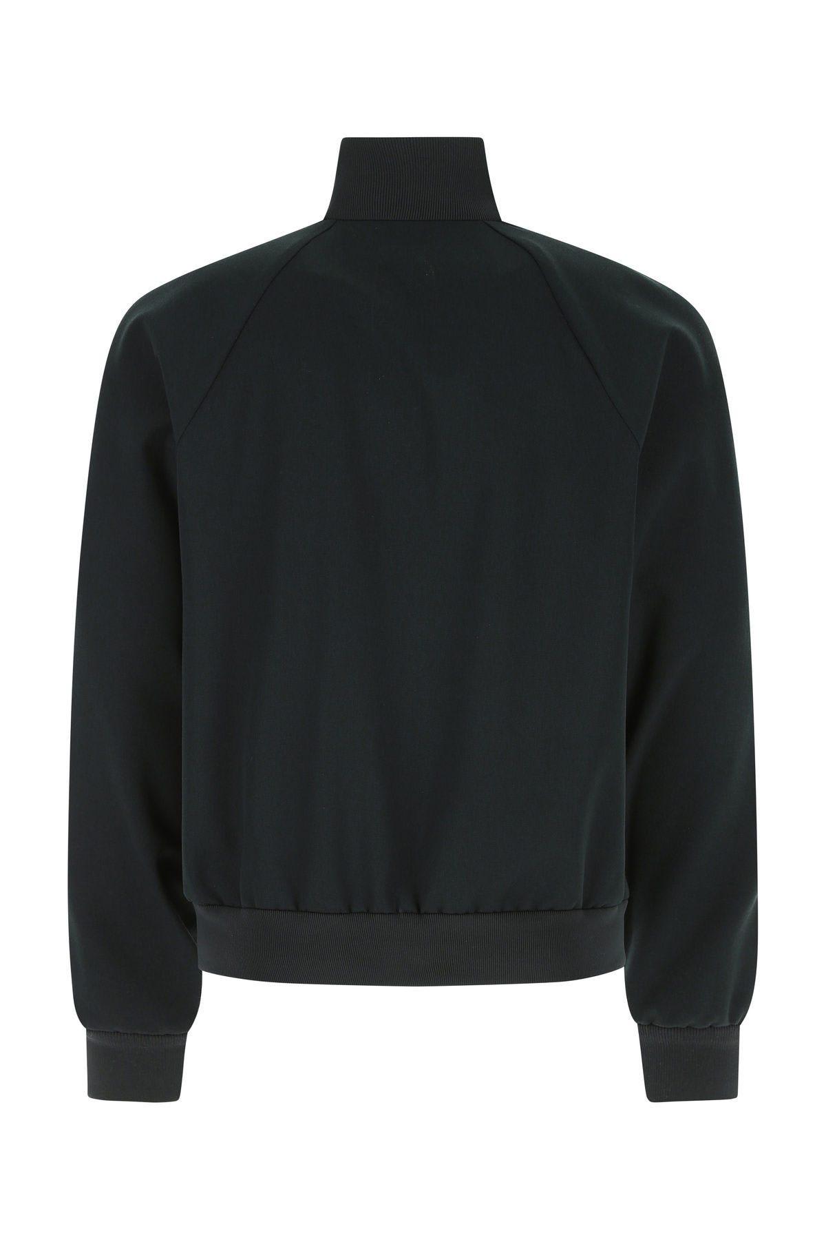 スウェット・トレーナー BOTTEGA VENETA DARK GREY WOOL SWEATSHIRT Bottega Veneta Dark Green Stretch Wool Sweatshirt | italist