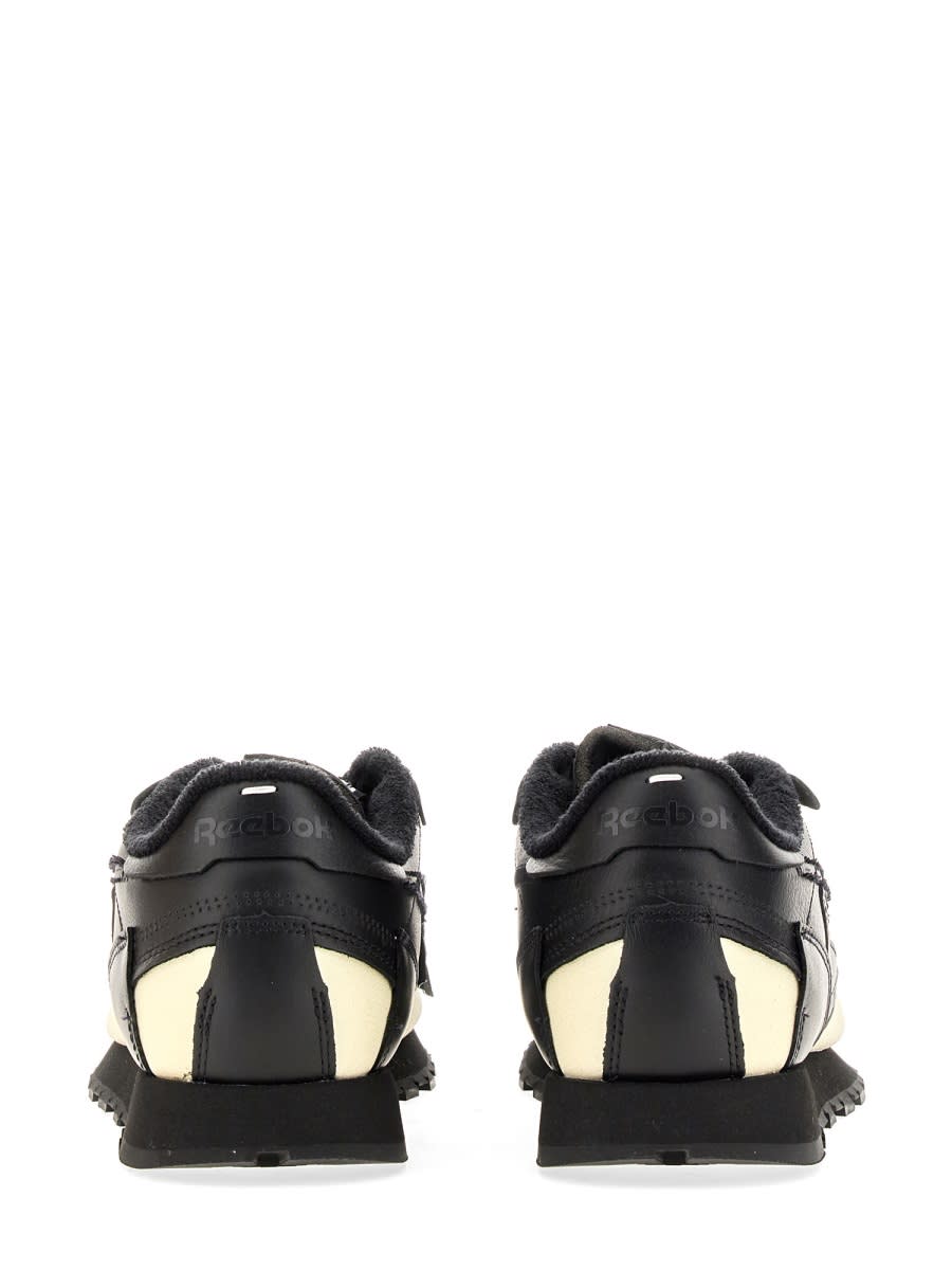 スニーカー MAISON MARGIELA Men Sneakers S37WS0588P5037T8013 Black Maison Margiela Men's Replica Leather Low-Top Sneakers
