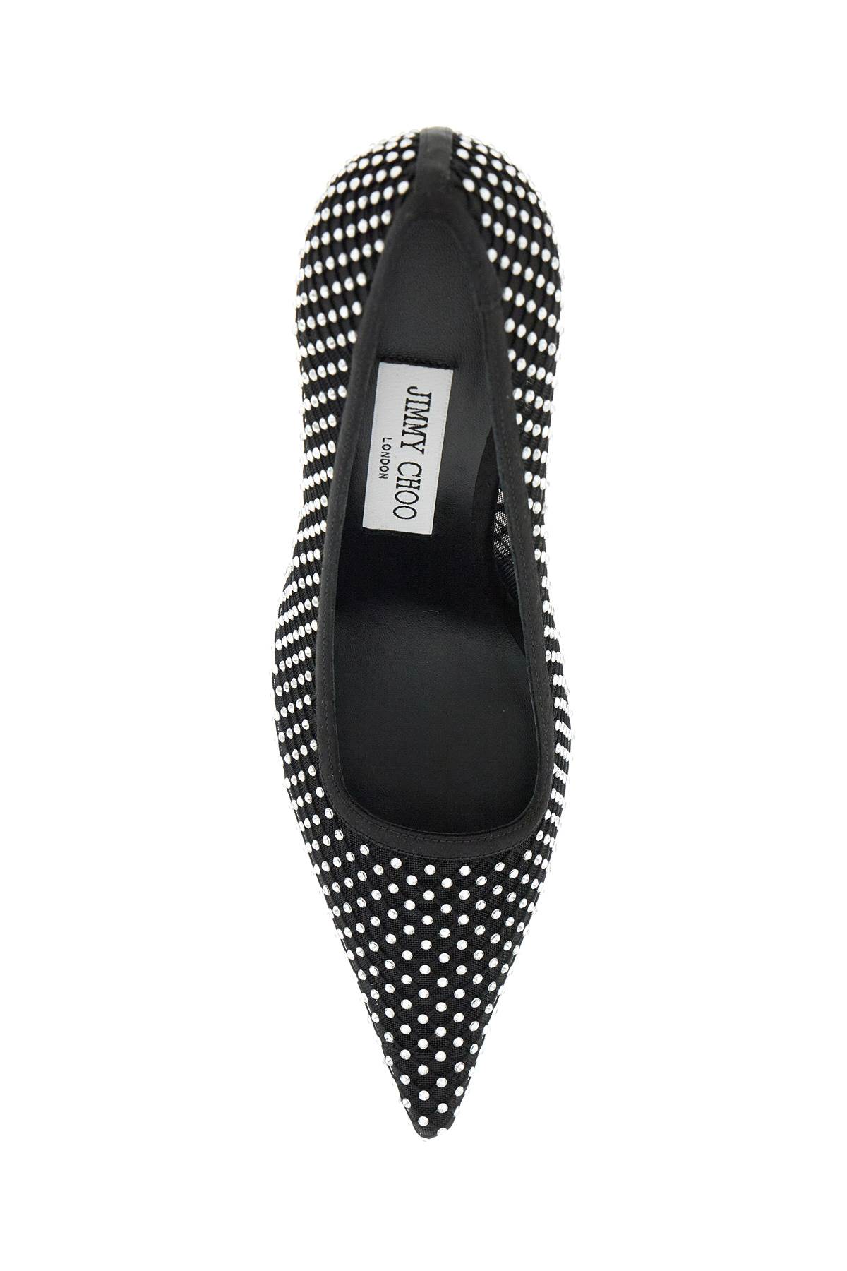 【JIMMY CHOO】IXIA 95 MESH DA©COLLETA©(関税込み） Jimmy Choo Ixia 95 Mesh Dã©colletã© | italist