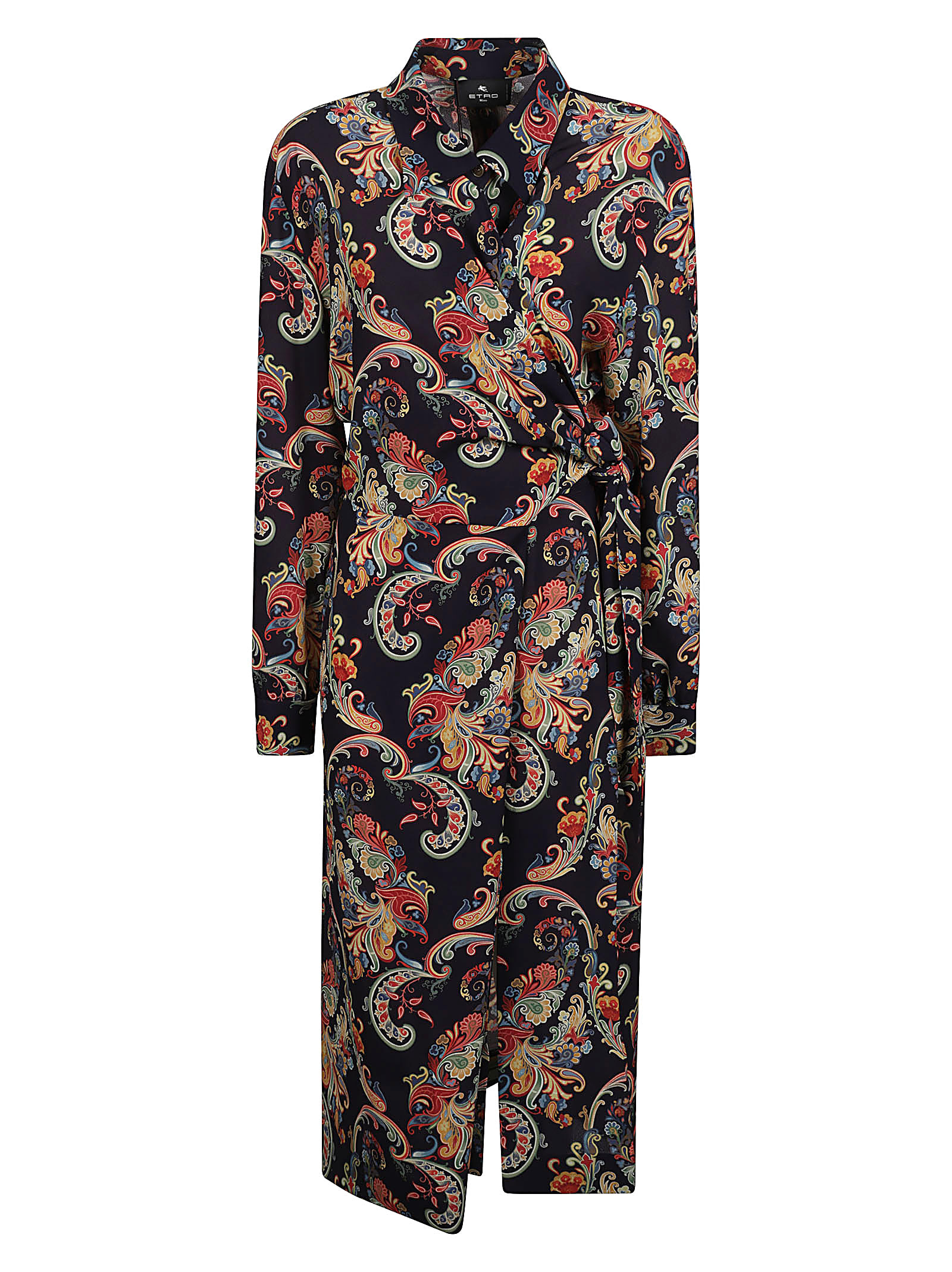 paisley print long dress