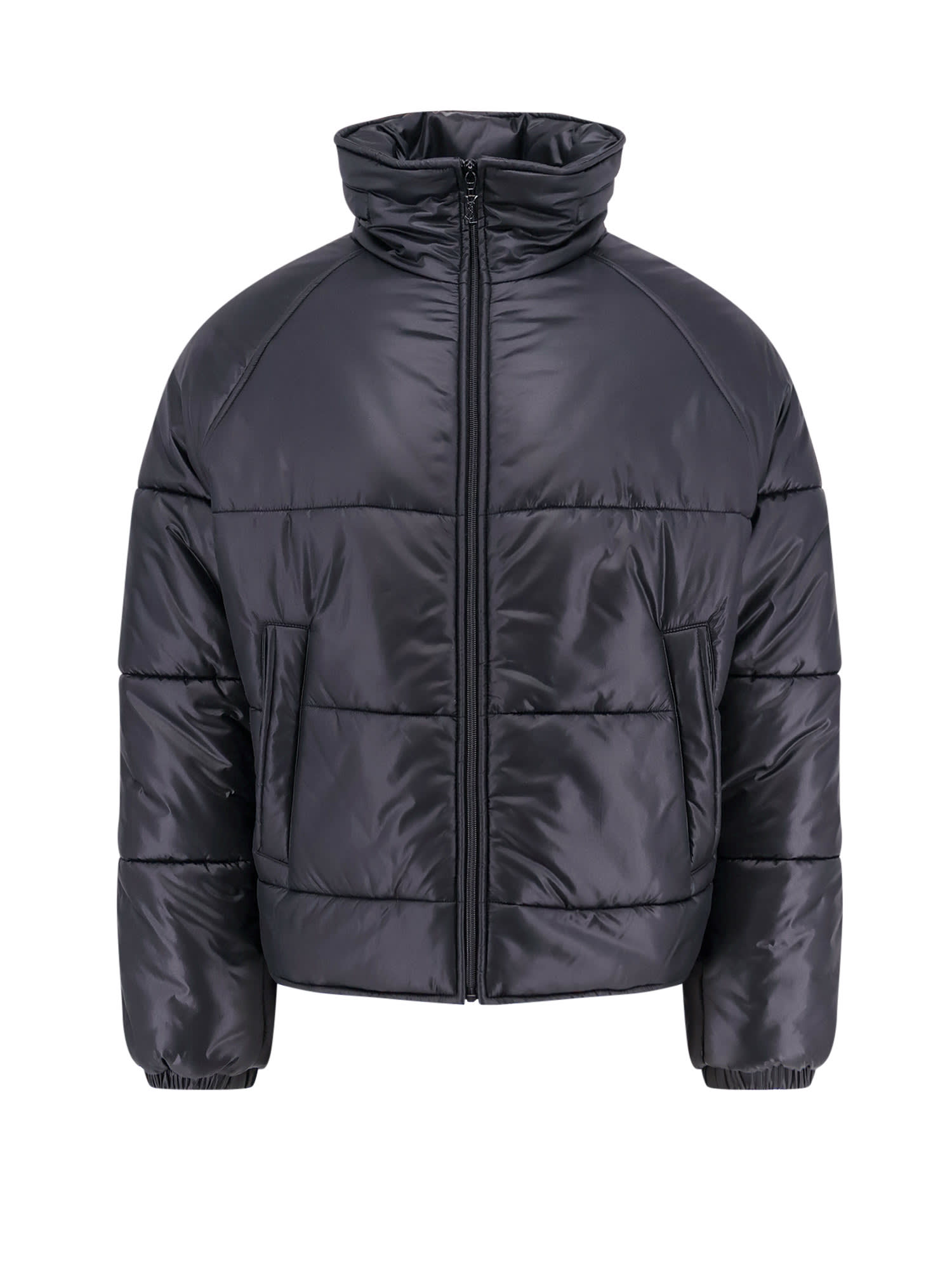 アウターその他 SAINT LAURENT Cassandre padded and quilted nylon jacket Nero Saint Laurent Cassandre Padded And Quilted Nylon Jacket