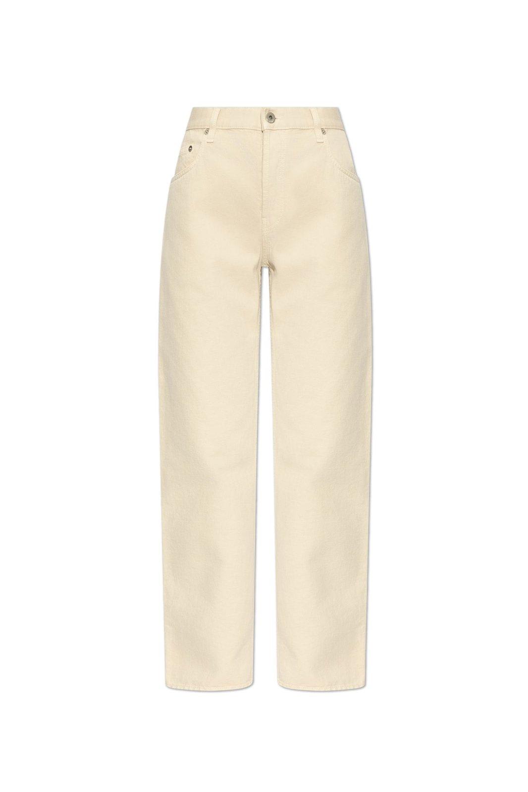 パンツ Burberry SS25 Straight pants (8106370 WARMCOCOA) Burberry Check straight pants in beige - Burberry | Mytheresa
