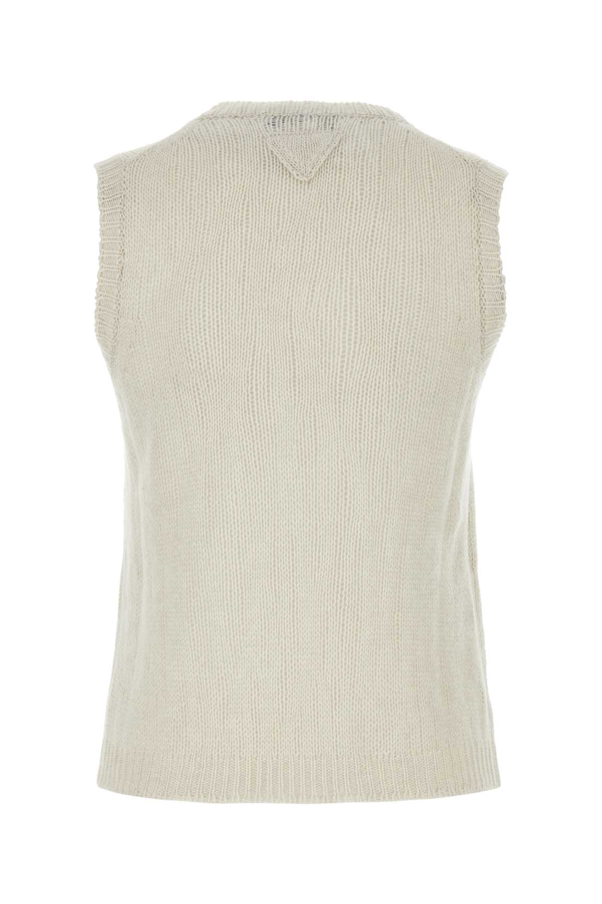 ベスト・ジレ Prada Chalk Cashmere Vest Prada Chalk Cashmere Vest (PRADA/ベスト・ジレ) CHALK
