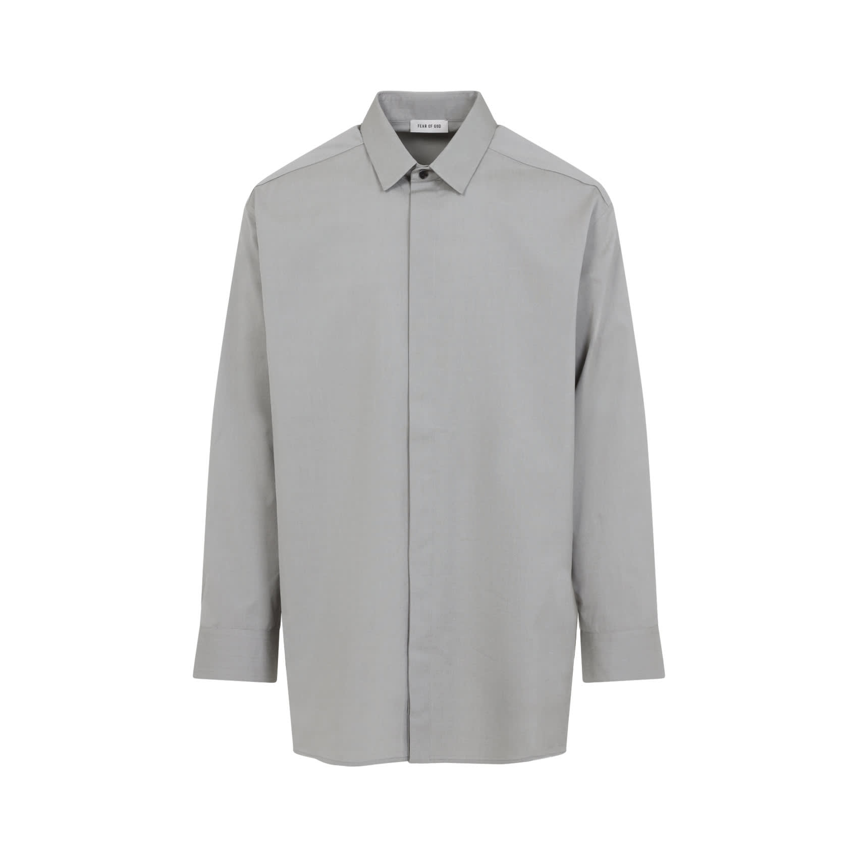 Tシャツ・カットソー FEAR OF GOD 'Oxford' shirt (FGE250518OXF MELANGEDOVEGREY) Fear of God Tee | Fear of God
