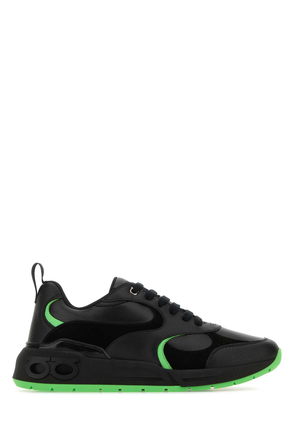 スニーカー FERRAGAMO Black leather Cosimina sneakers a5b492019480b34a51b46d2408d27c