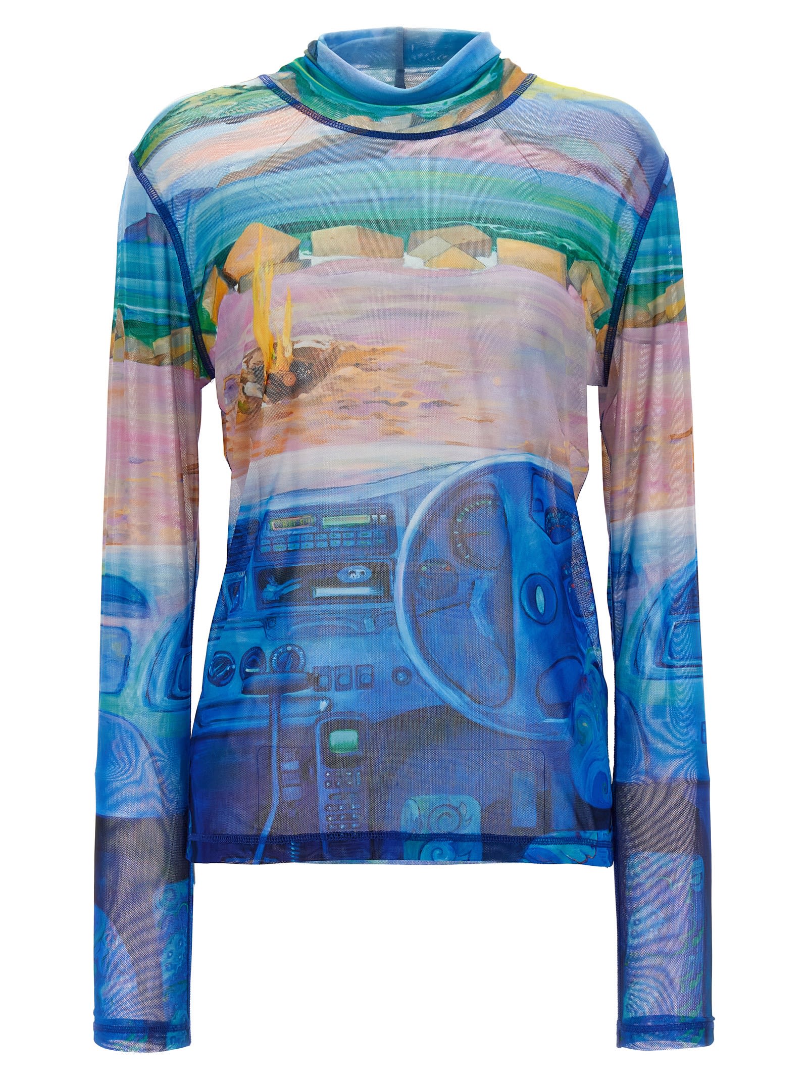 【送料&関税込】J.W. Anderson Semi-transparent Print Jersey J.W. Anderson Semi-transparent Print Jersey | italist
