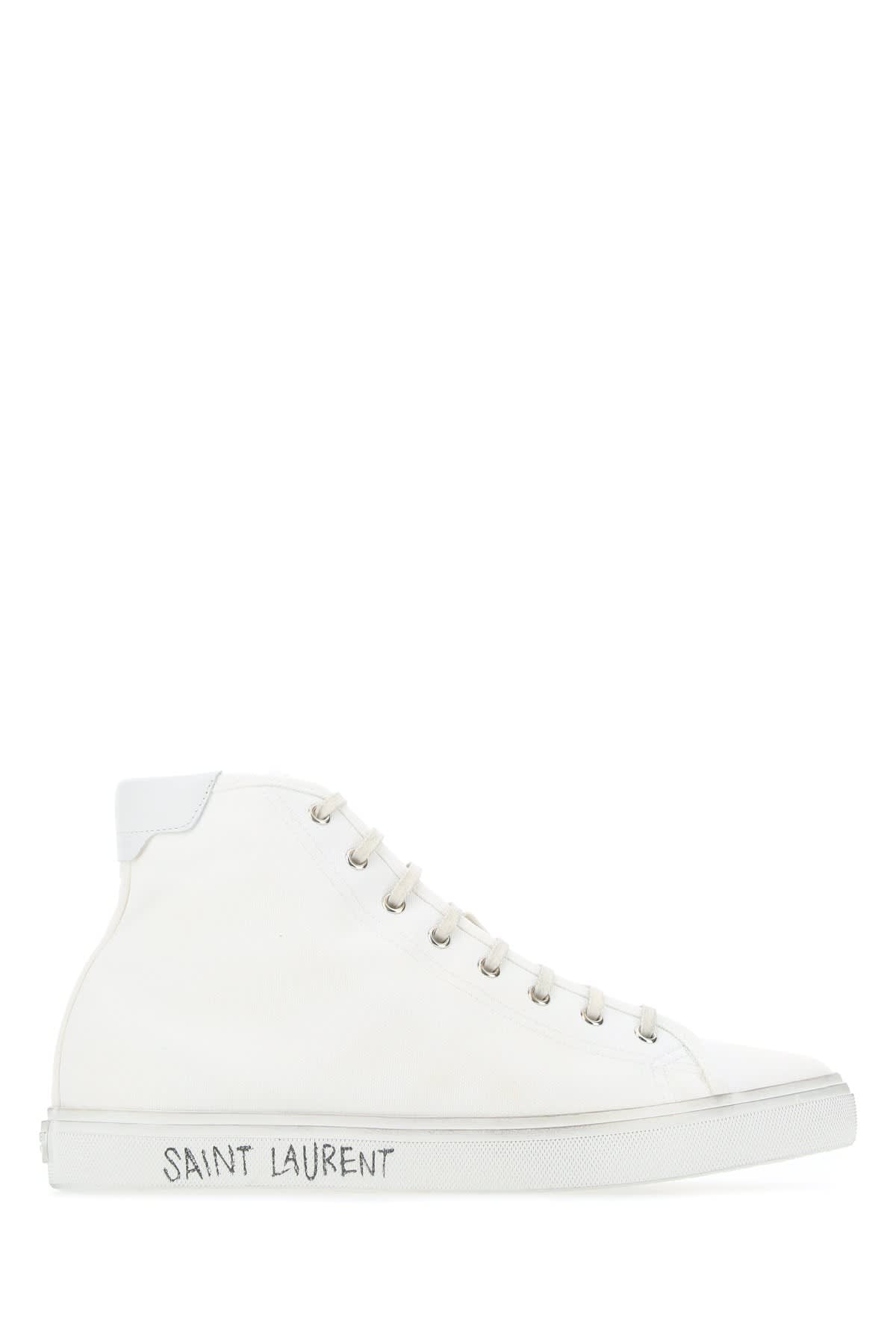 SAINT LAURENT PARIS｜SNEAKERS (610618 04LB0 9030) Buy Saint Laurent SL-24 Mid 'Optic White' - 610618 04LB0