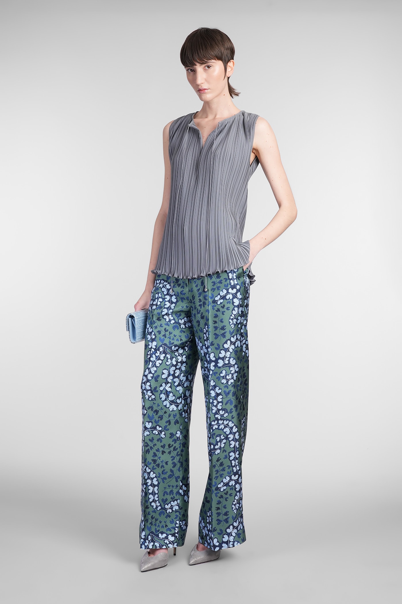 パンツ LANVIN Woman Pants Green RWTR00106057P25 490 LANVIN: Pants woman - Green | Lanvin pants RWTR00106057P25