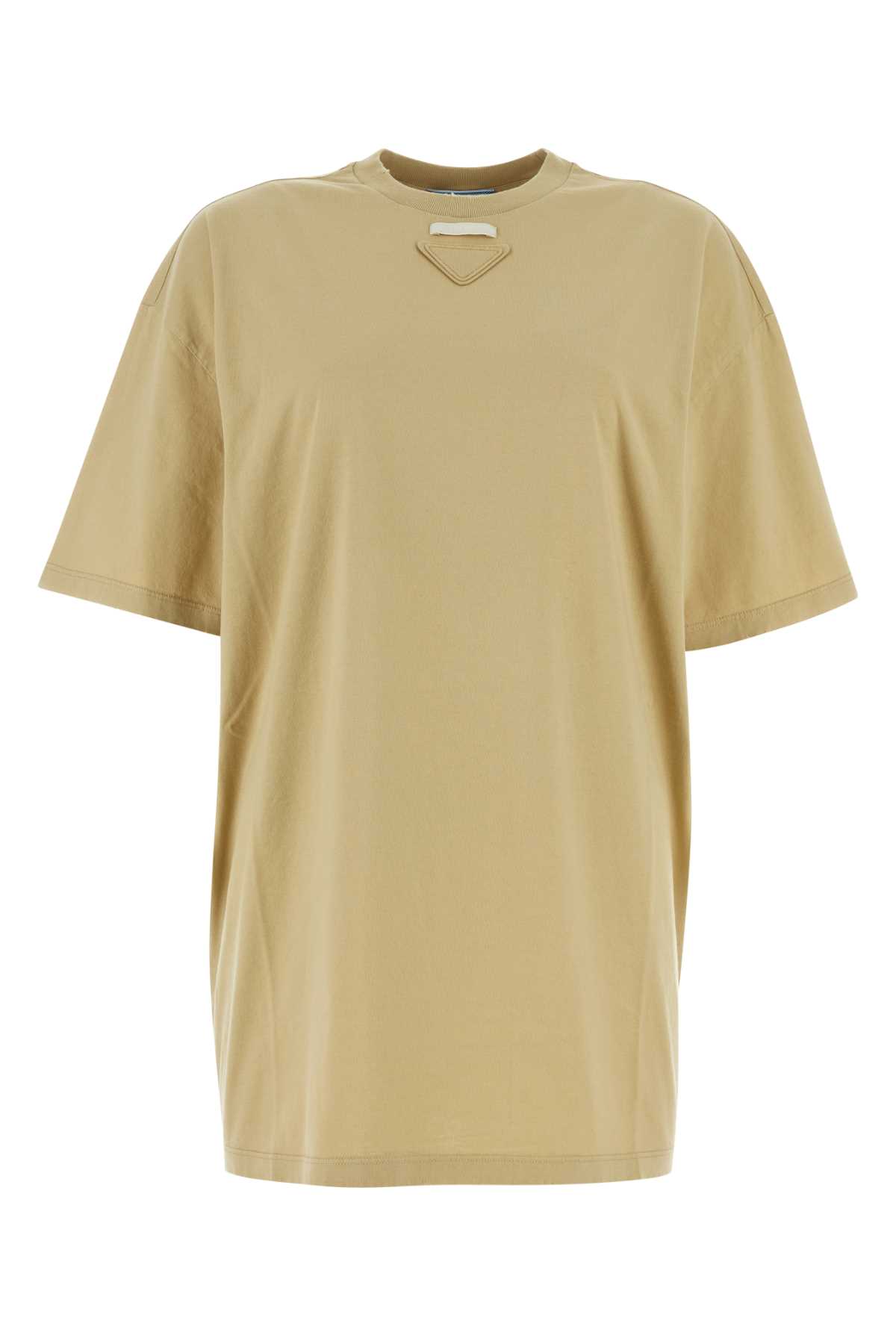 【送料&関税込】Prada Cappuccino Jersey T-shirt Prada Cappuccino Jersey T-shirt | italist