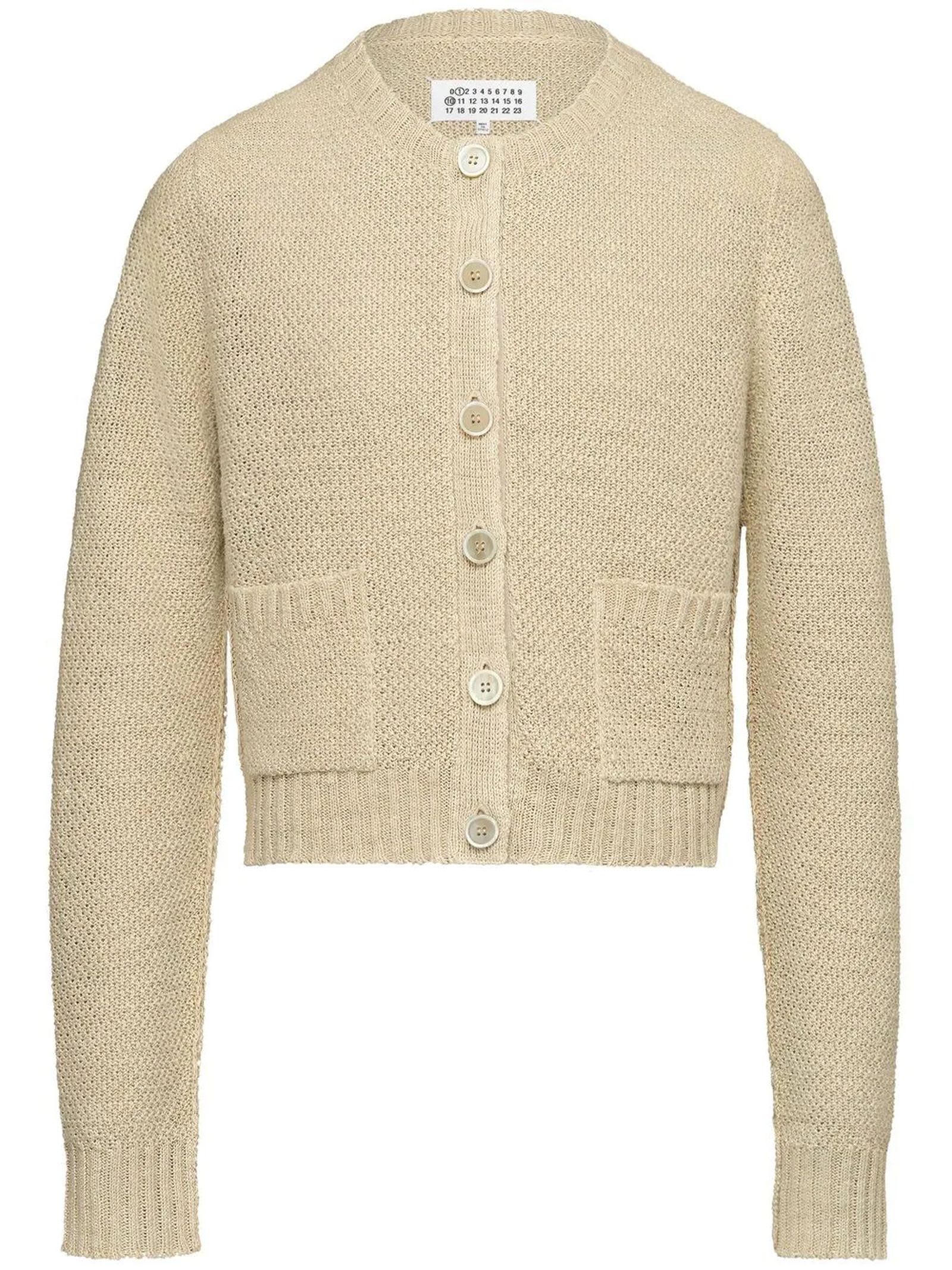 希AMagazineCuratedbyMaisonMartinMargiela Maison Margiela Hemp Basket Weave Knit Cardigan | italist, ALWAYS