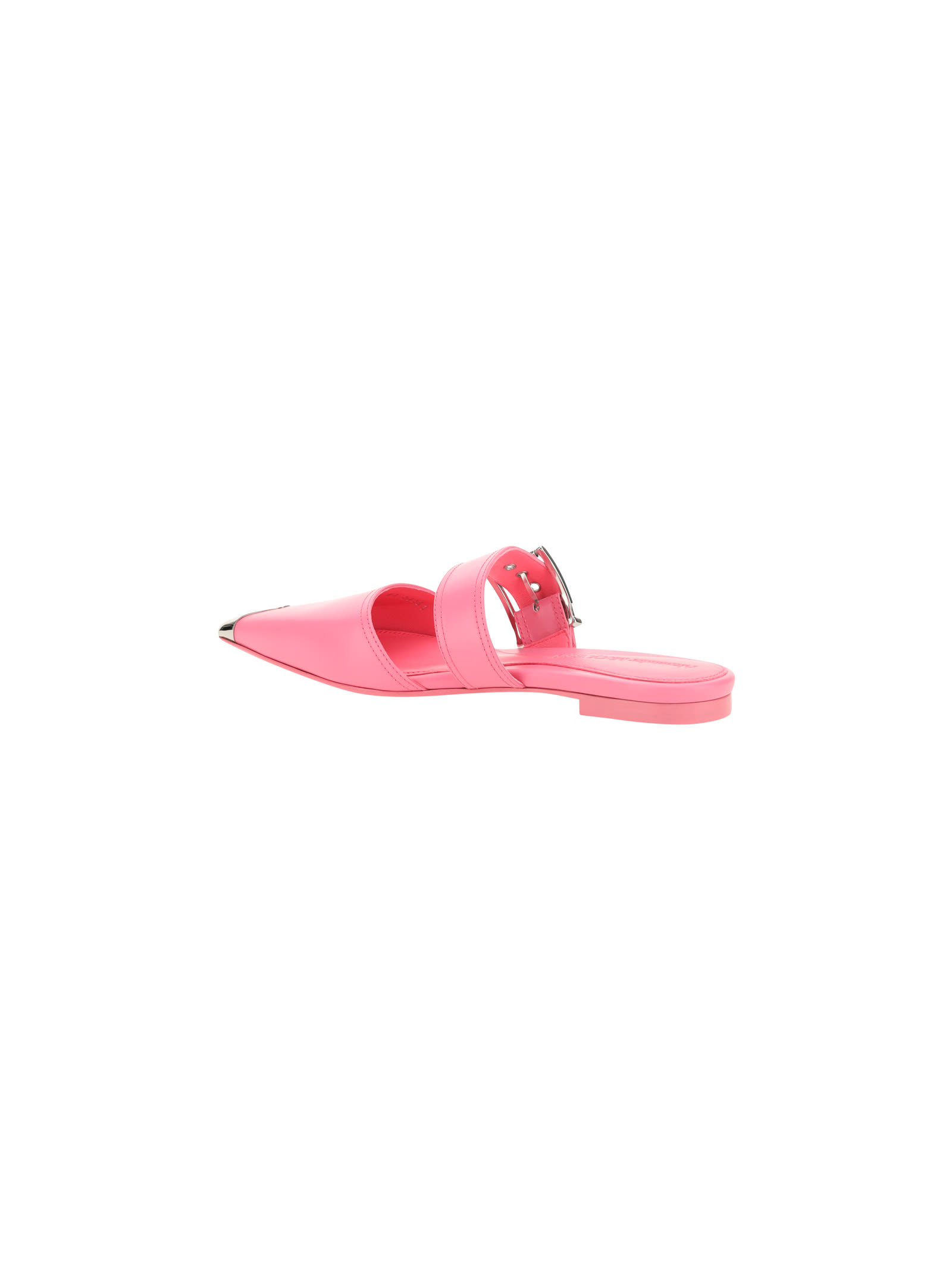 サンダル・ミュール Alexander Mcqueen Pastel Pink Leather Slippers Alexander McQueen | Shoes | Alexander Mcqueen Pastel Pink