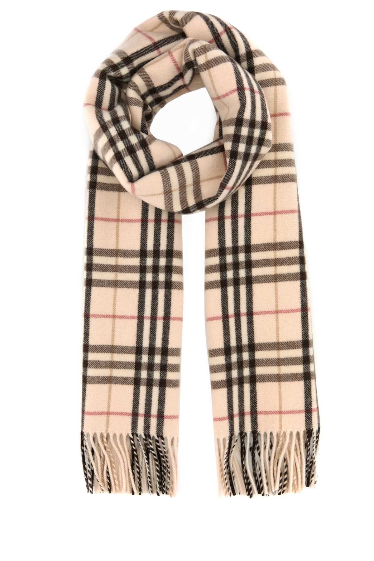【関税込み】BURBERRY EMBROIDERED CASHMERE SCARF Burberry Embroidered Cashmere Scarf | italist