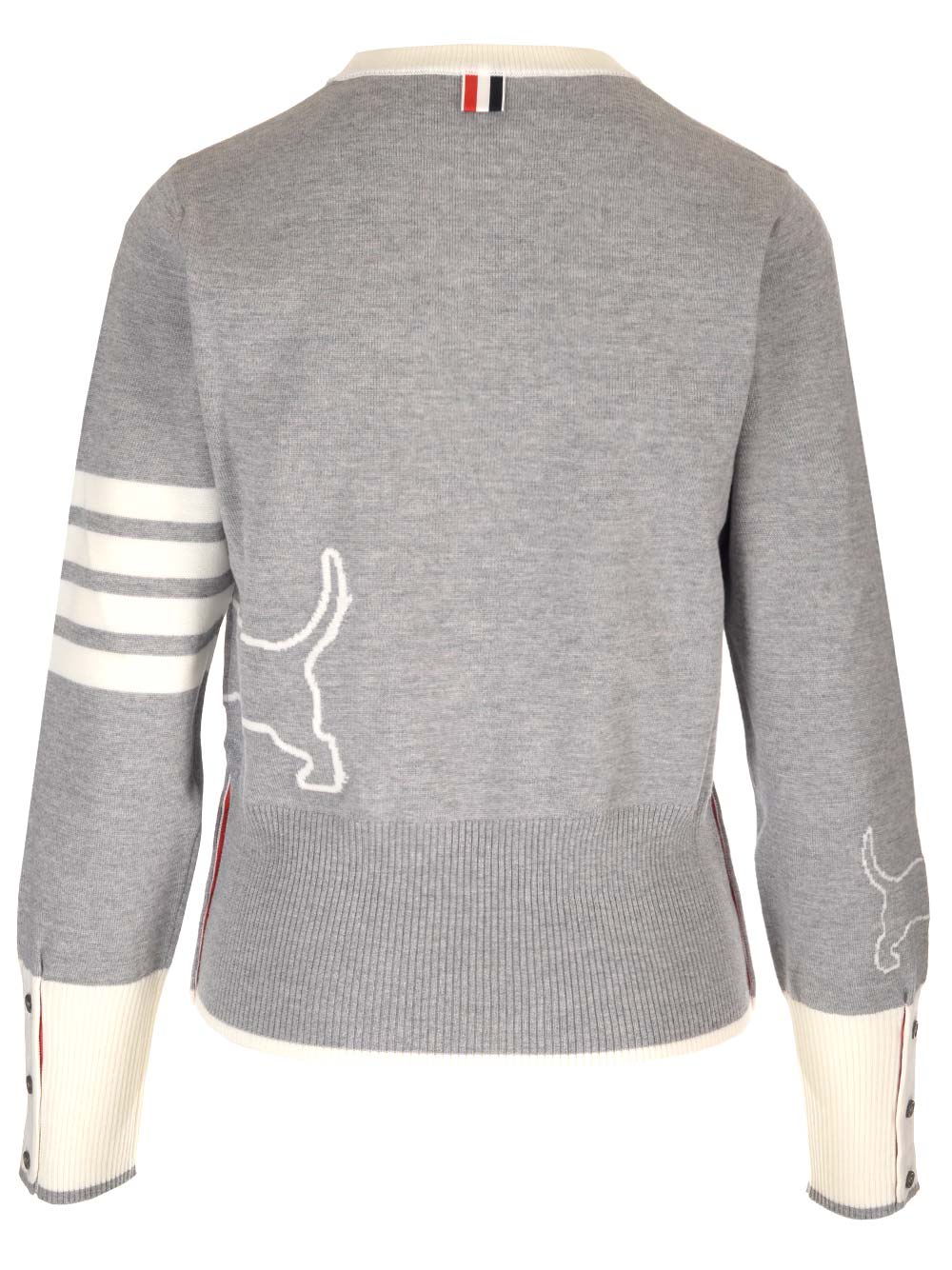 【送料&関税込】Thom Browne Virgin Wool Crew-neck Sweater Thom Browne Virgin Wool Crewneck Sweater | Nordstrom