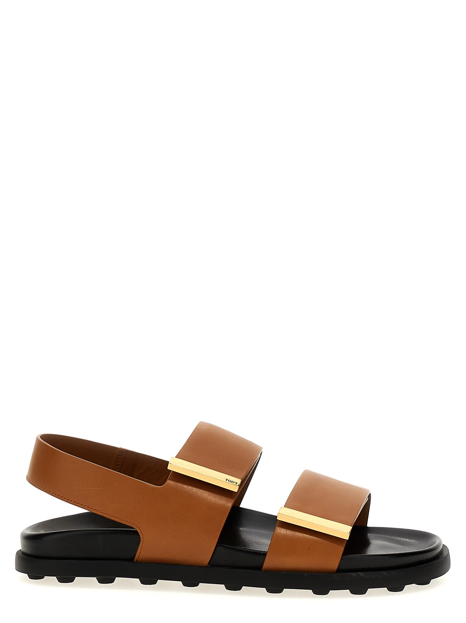 トッズ Tod`s Suede Sandals Tod's - T Timeless suede sandals Tod's