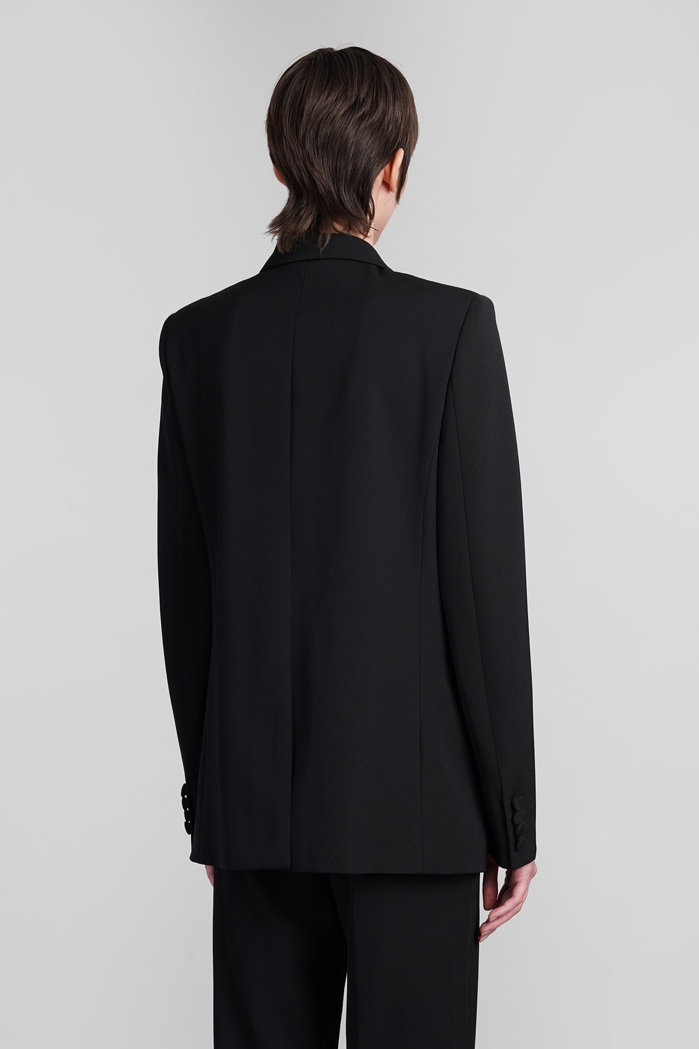 ジャケット Stella McCartney FW24 TUXEDO DB JACKET (6501163CU704 1000) STELLA MCCARTNEY Tuxedo Jacket in 1000 | endource