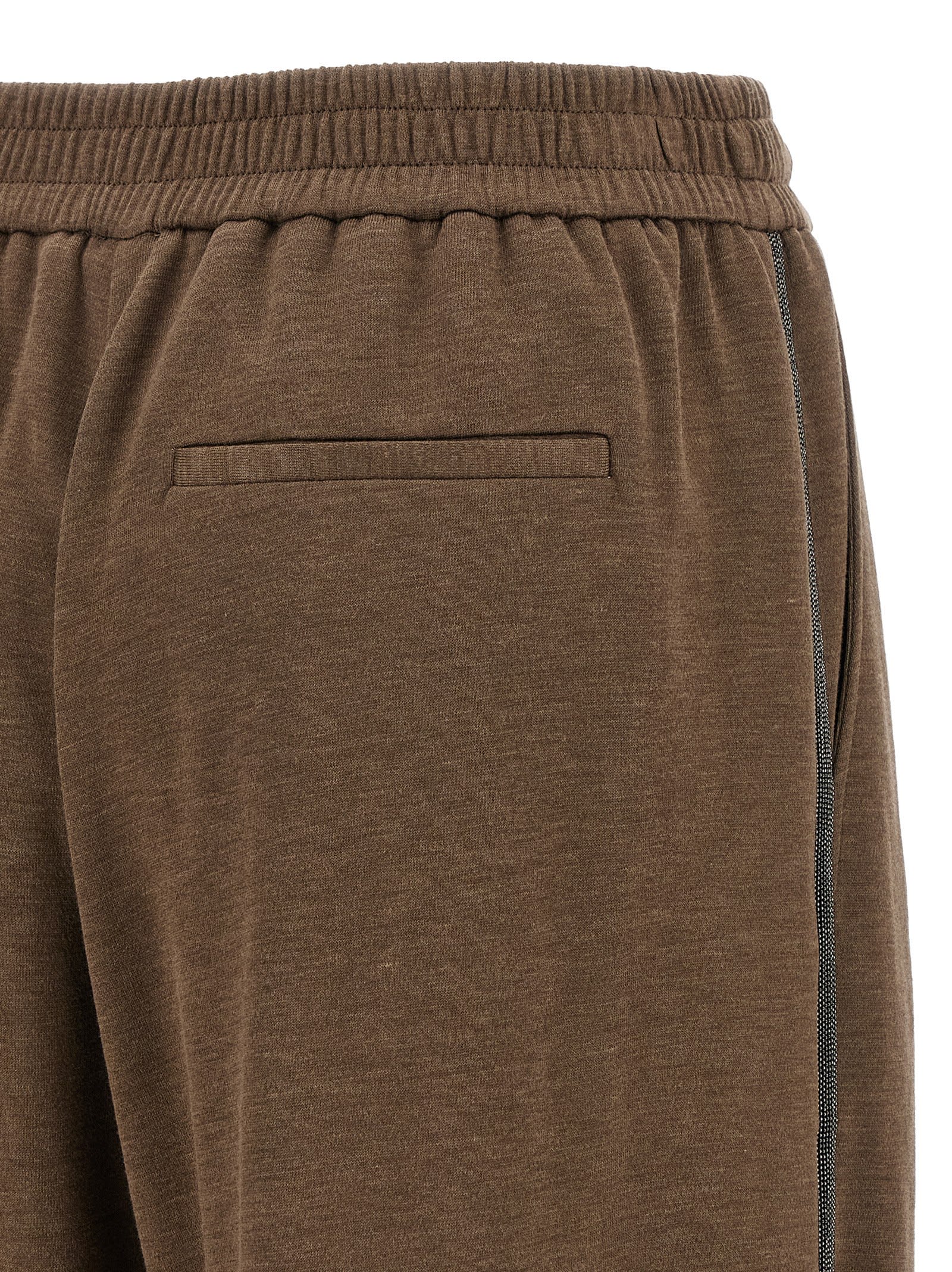 ボトムスその他 BRUNELLO CUCINELLI 'Shiny Trims' joggers (MP828SM689 C9122) Brunello Cucinelli 'shiny Trims' Joggers | italist
