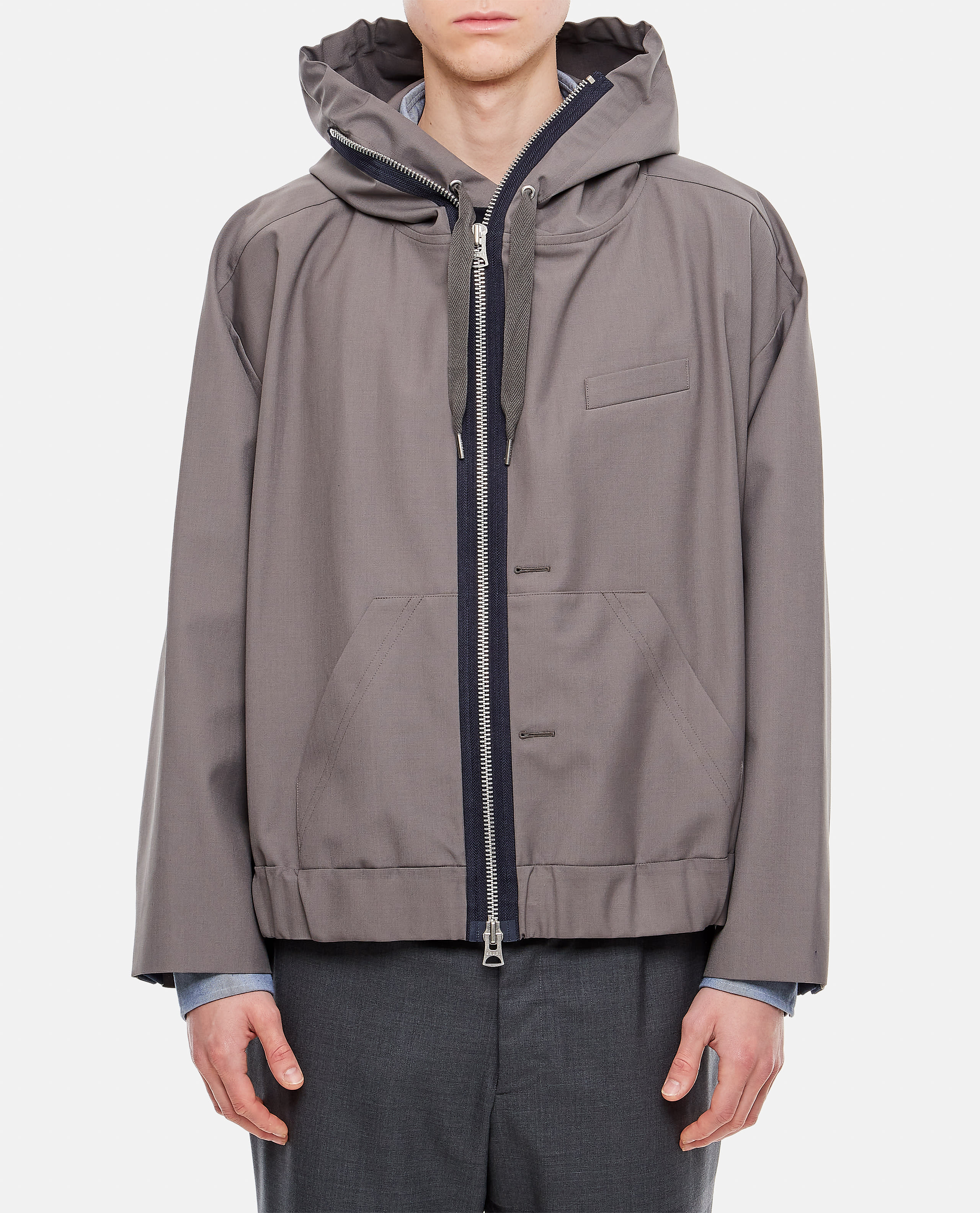 Sacai Eric Haze Jacquard Hooded Blouson