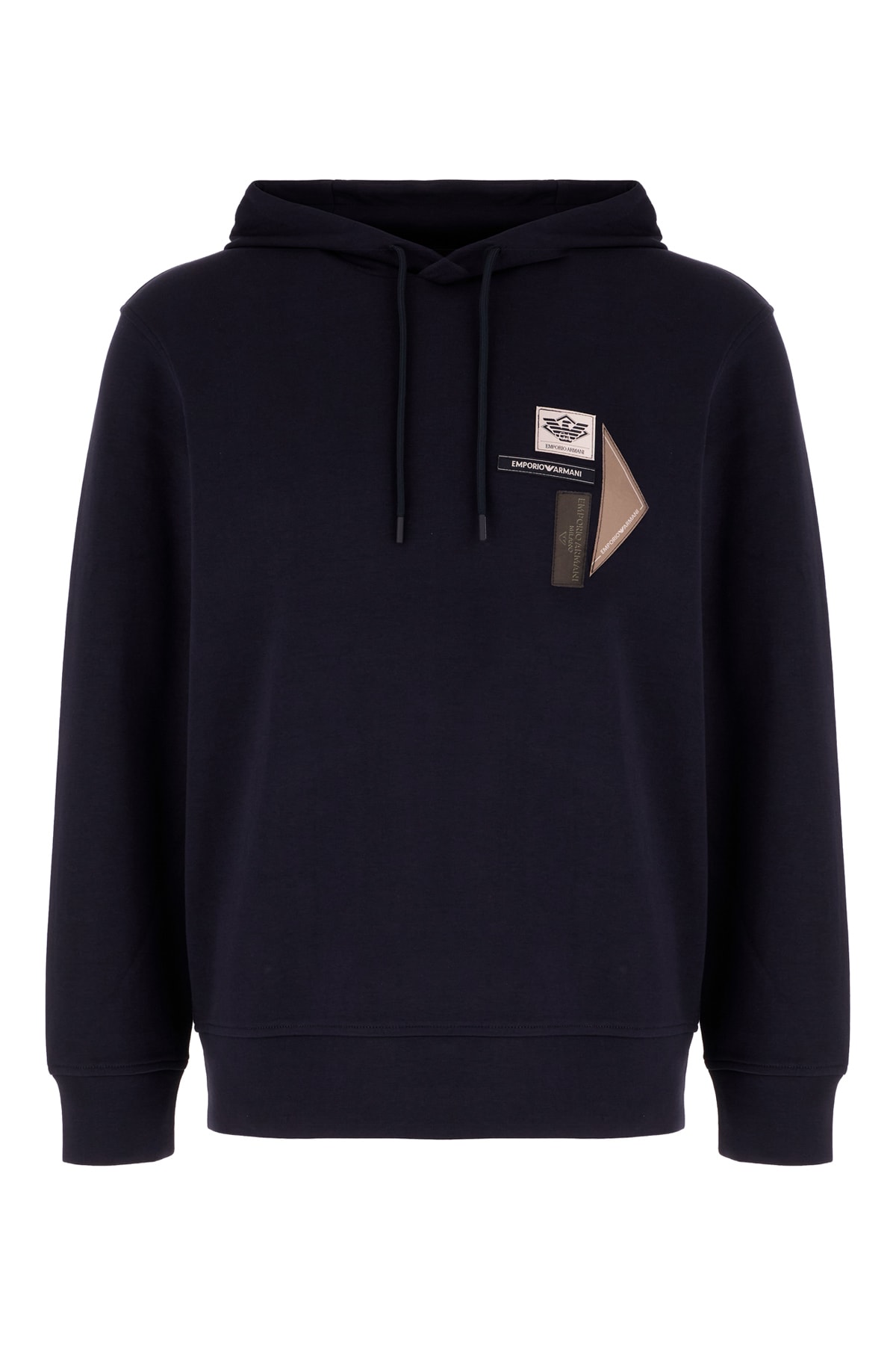 Emporio Armani Black Cotton Blend Sweatshirt | italist
