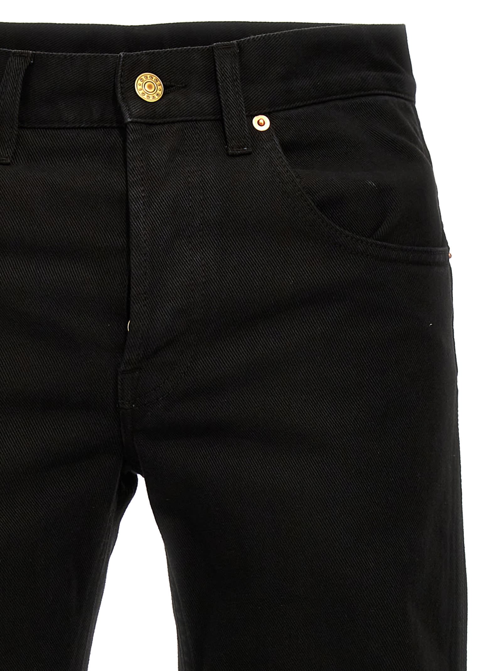 パンツ GUCCI SS24 'Morsetto' pants (776315ZHW51 1000) Gucci 'morsetto' Jeans | italist