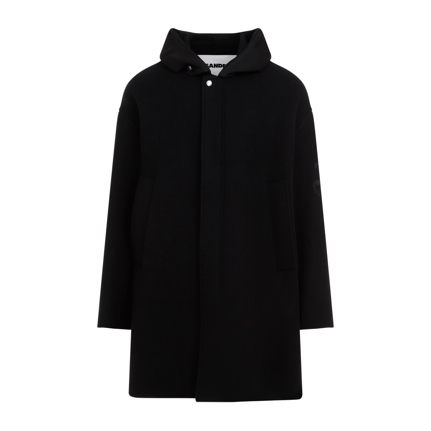 コートその他 Jil Sander Virgin Wool Parka Jil Sander classic-hood Virgin Wool Parka | Blue | FARFETCH
