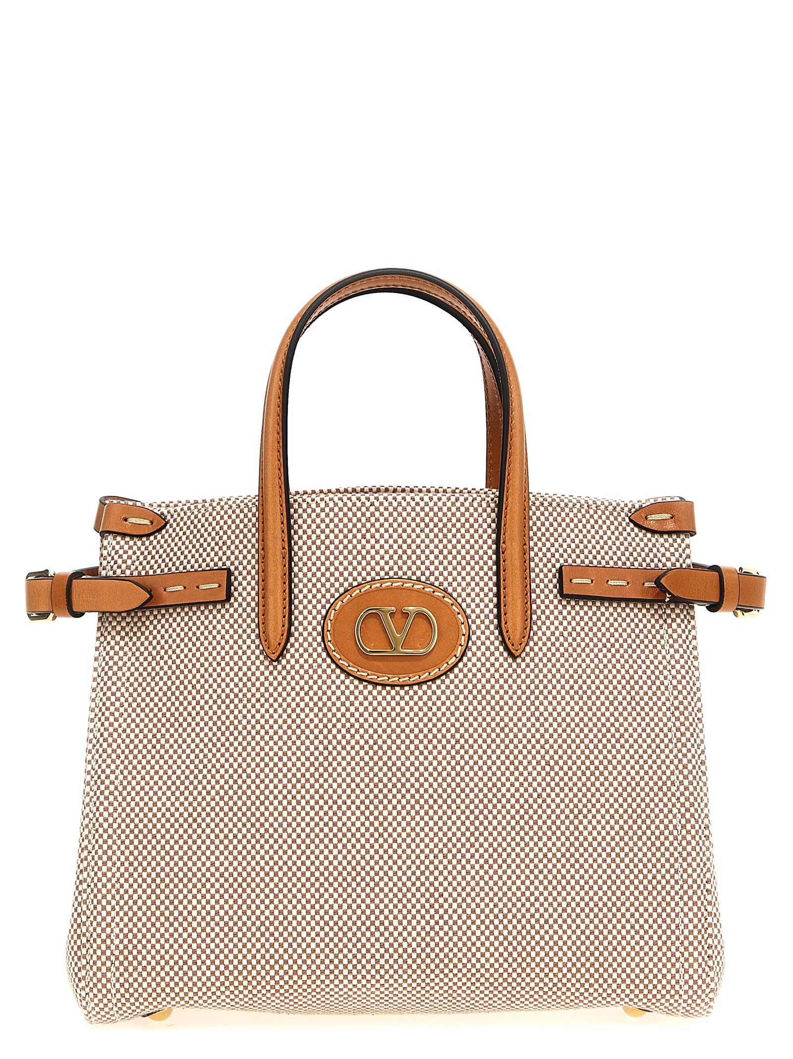 ハンドバッグ VALENTINO GARAVANI 'Antibes' small handbag Beige Valentino Garavani Antibes Small Leather Tote Bag | Neiman