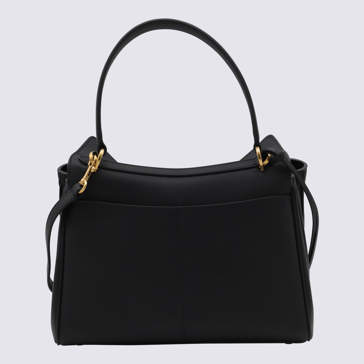 Balenciaga Black Rodeo S Leather Top Handle Bag | italist