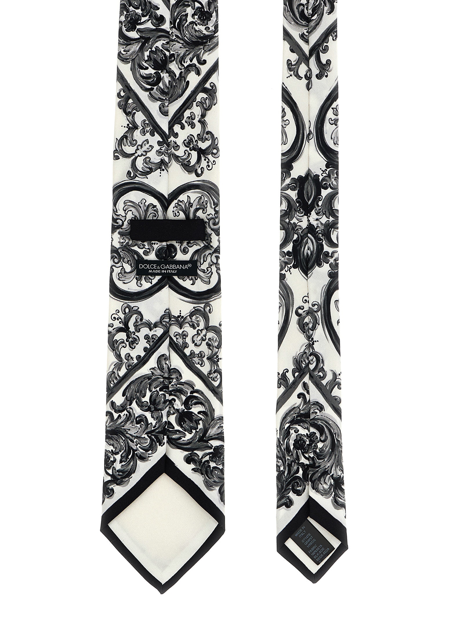【関税＆送料込み】Dolce & Gabbana 'Maiolica' Print Tie Dolce & Gabbana 'maiolica' Print Tie | italist