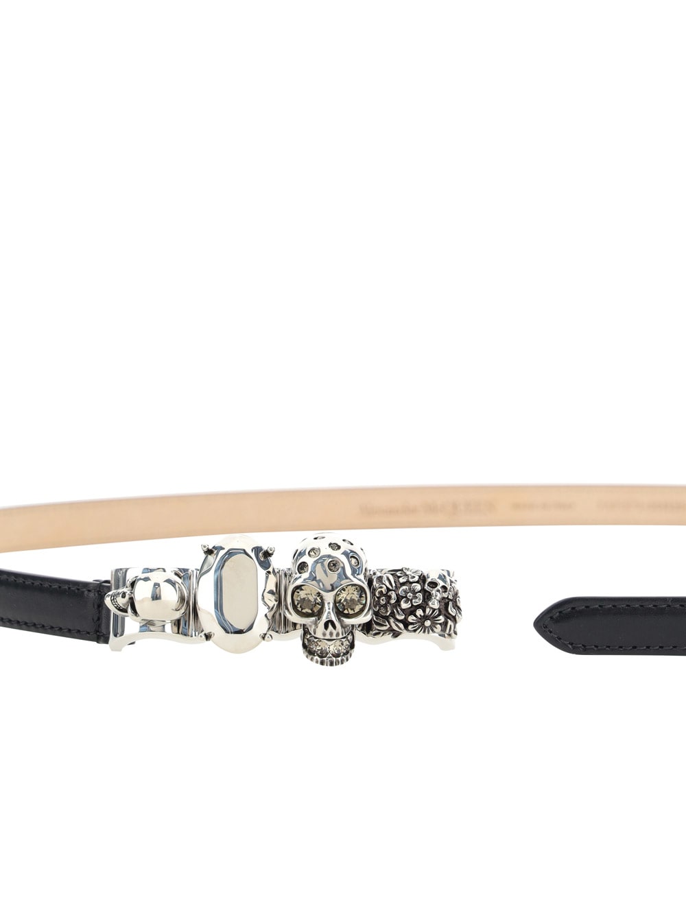 Alexander maqueen ベルト Alexander McQueen The Knuckle Belt | italist