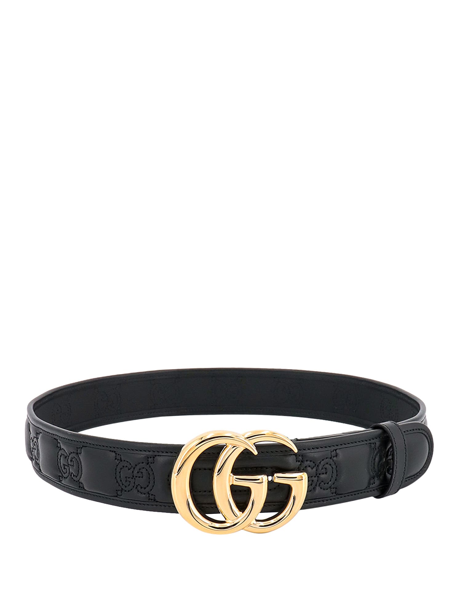 GUCCI ベルト アイボリー GUCCI グッチ ベルト（90/36） ダブルG キャンバスxレザー