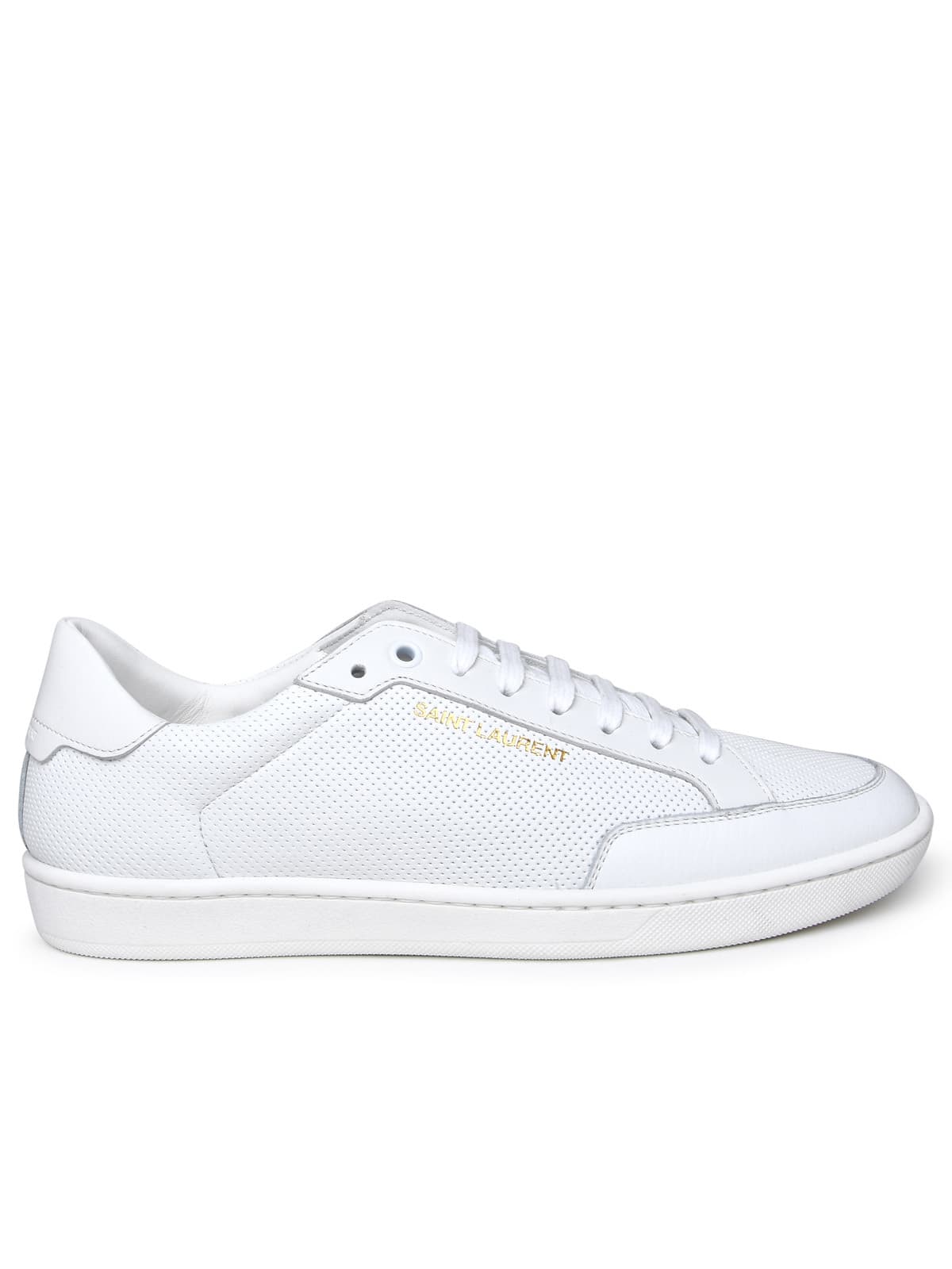 スニーカー Saint Laurent Sneaker Court Classic Sl 10 In Pelle YSL SAINT LAURENT COURT CLASSIC SL/10 SNEAKERS IN PERFORATED