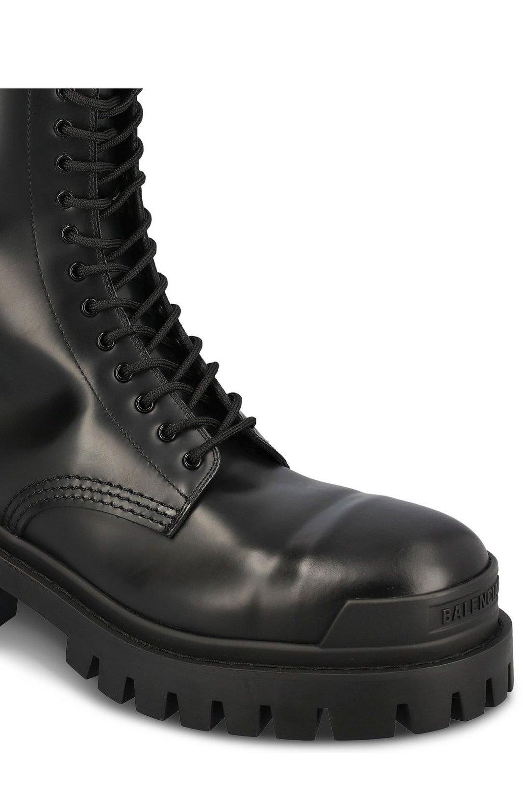 Balenciaga Strike Lace-up Boots | italist