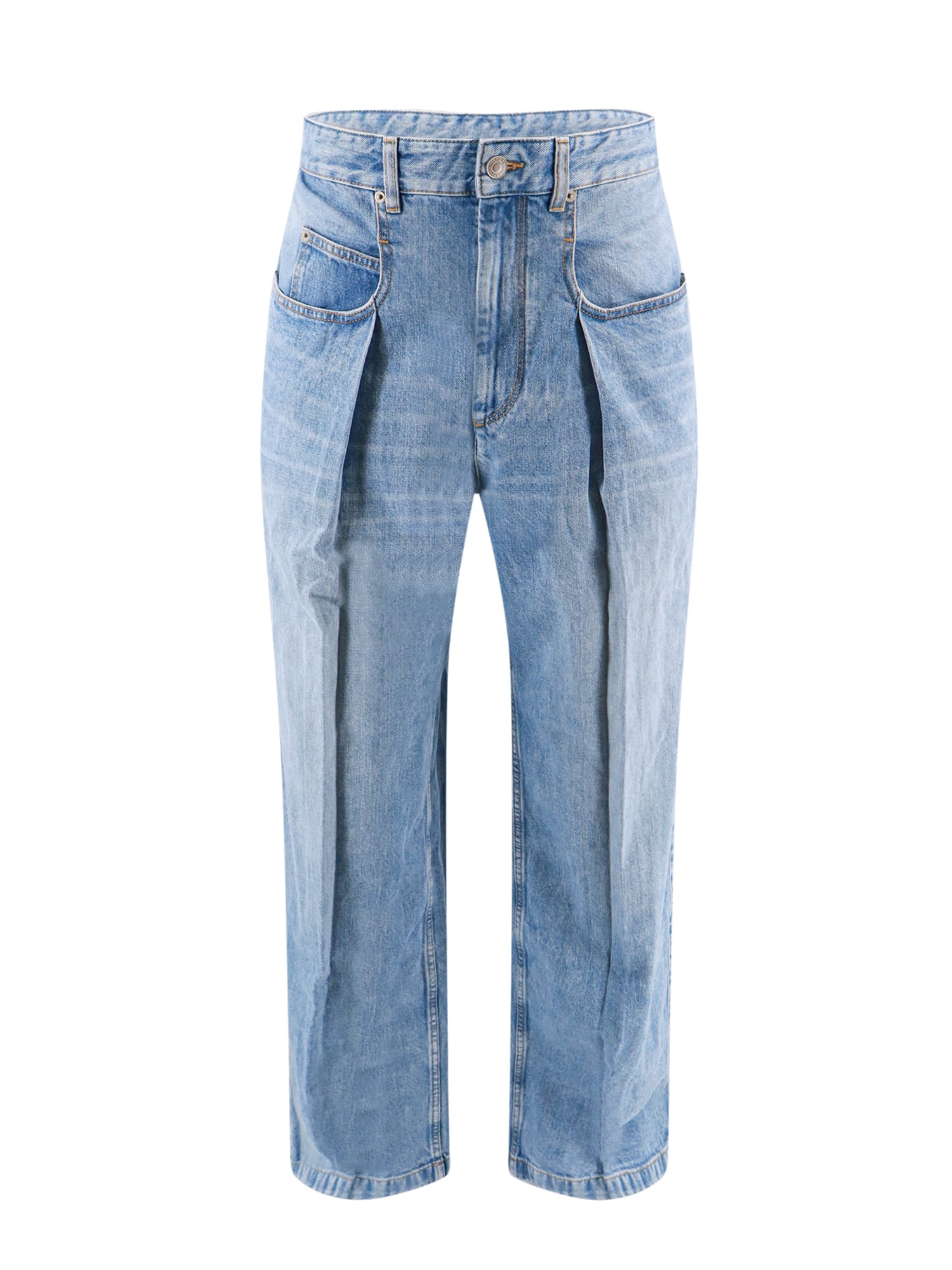 【ISABEL MARANT】デニム ハーフジップ フーディー【送関込】 ISABEL MARANT】デニム ハーフジップ フーディー【送関込