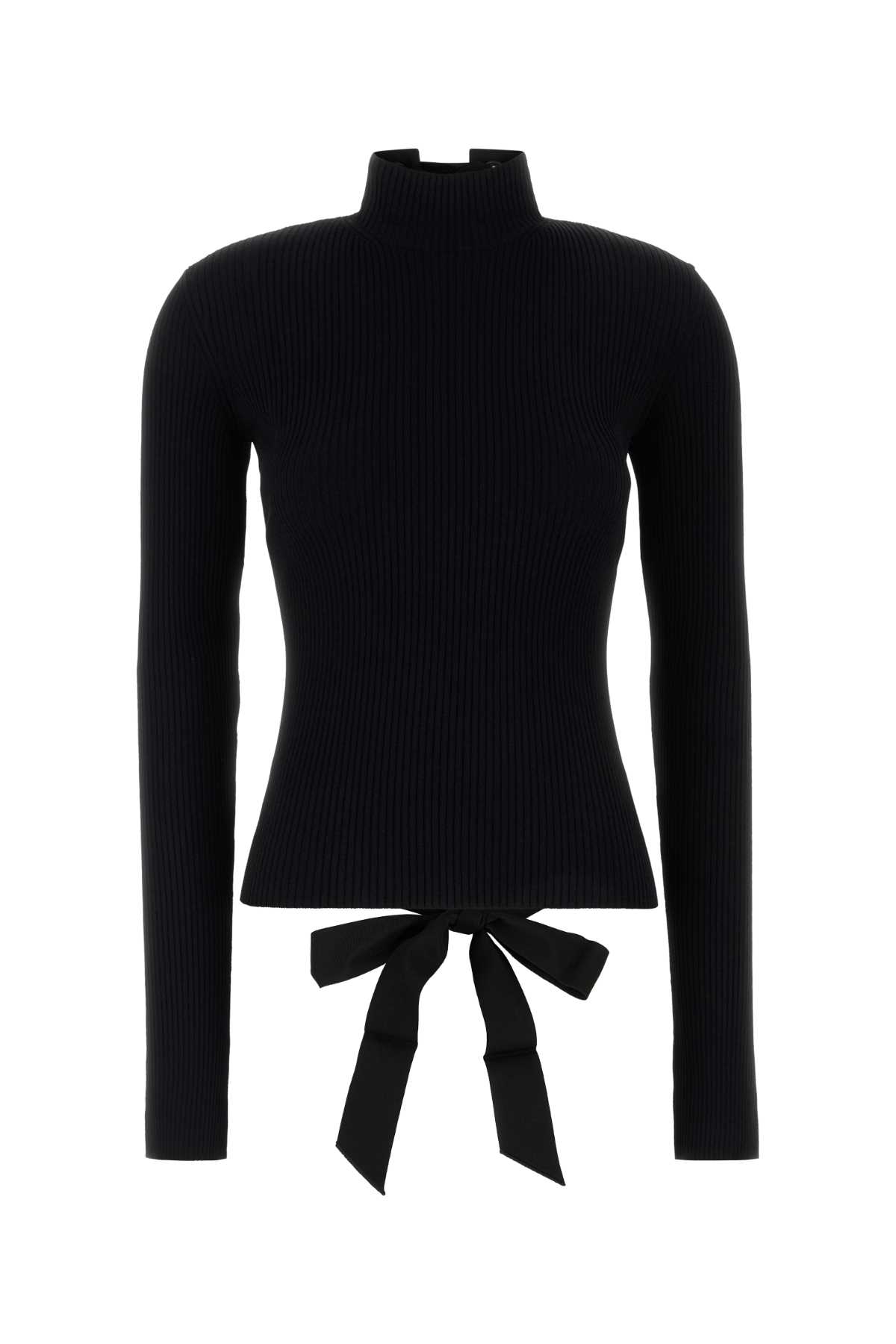 【送料&関税込】Balenciaga Black Stretch Viscose Blend Top Balenciaga Black Stretch Viscose Blend Top | italist, ALWAYS