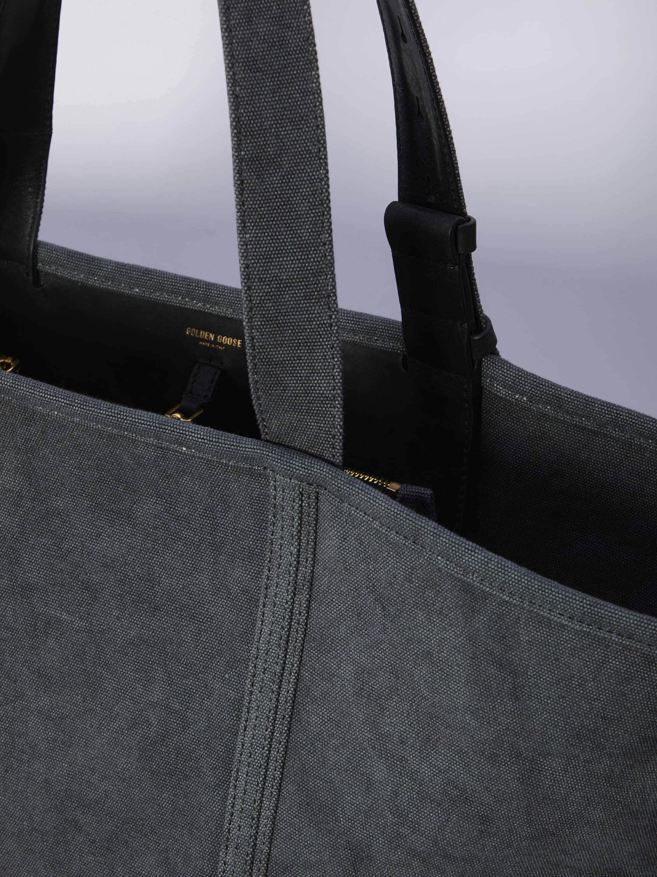 トートバッグ Golden Goose Canvas Shopping Bag Golden Goose Logo Canvas Tote Bag | Neiman Marcus