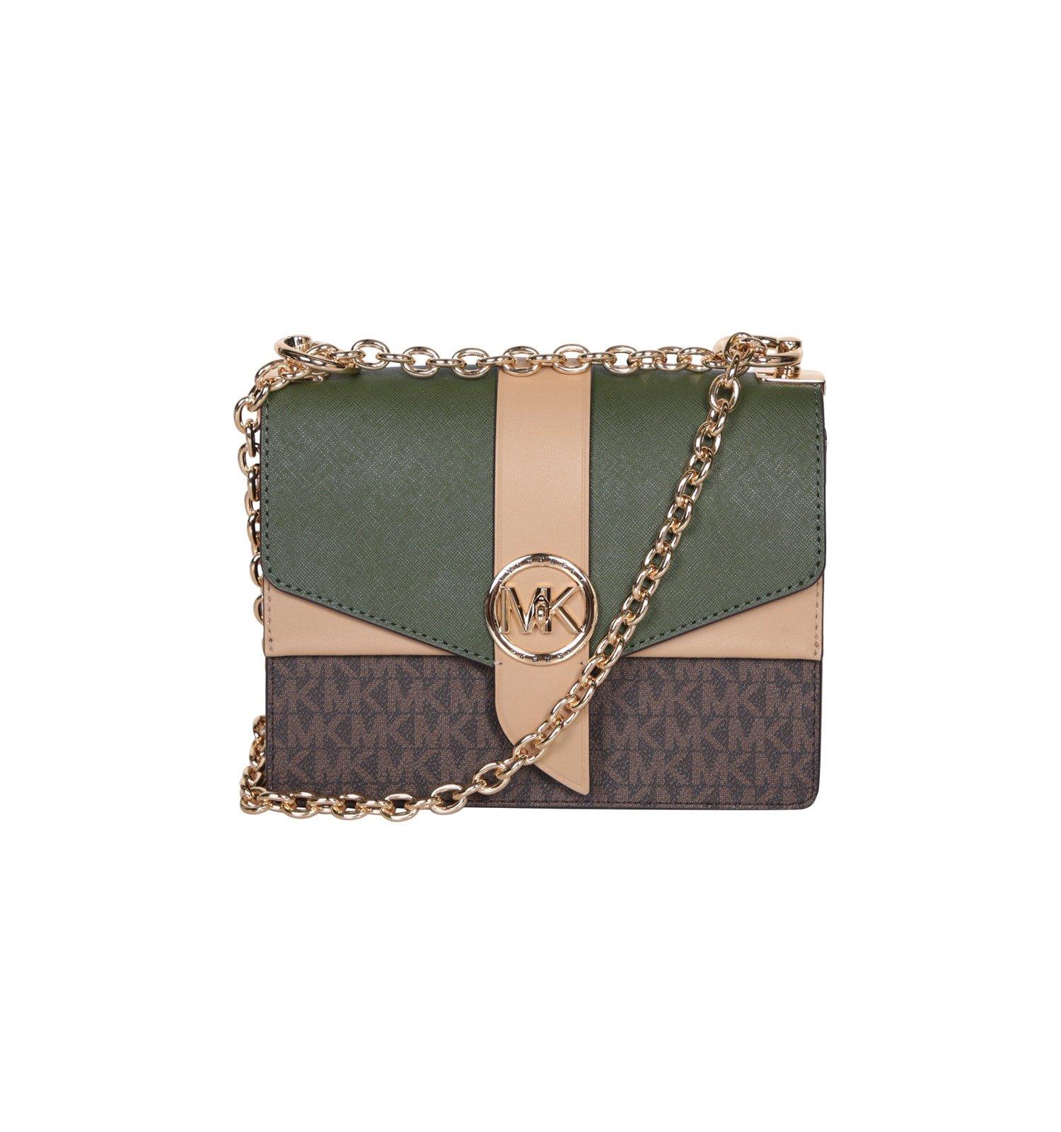 Michael Kors Greenwich Logo Plaque Shoulder Bag | italist