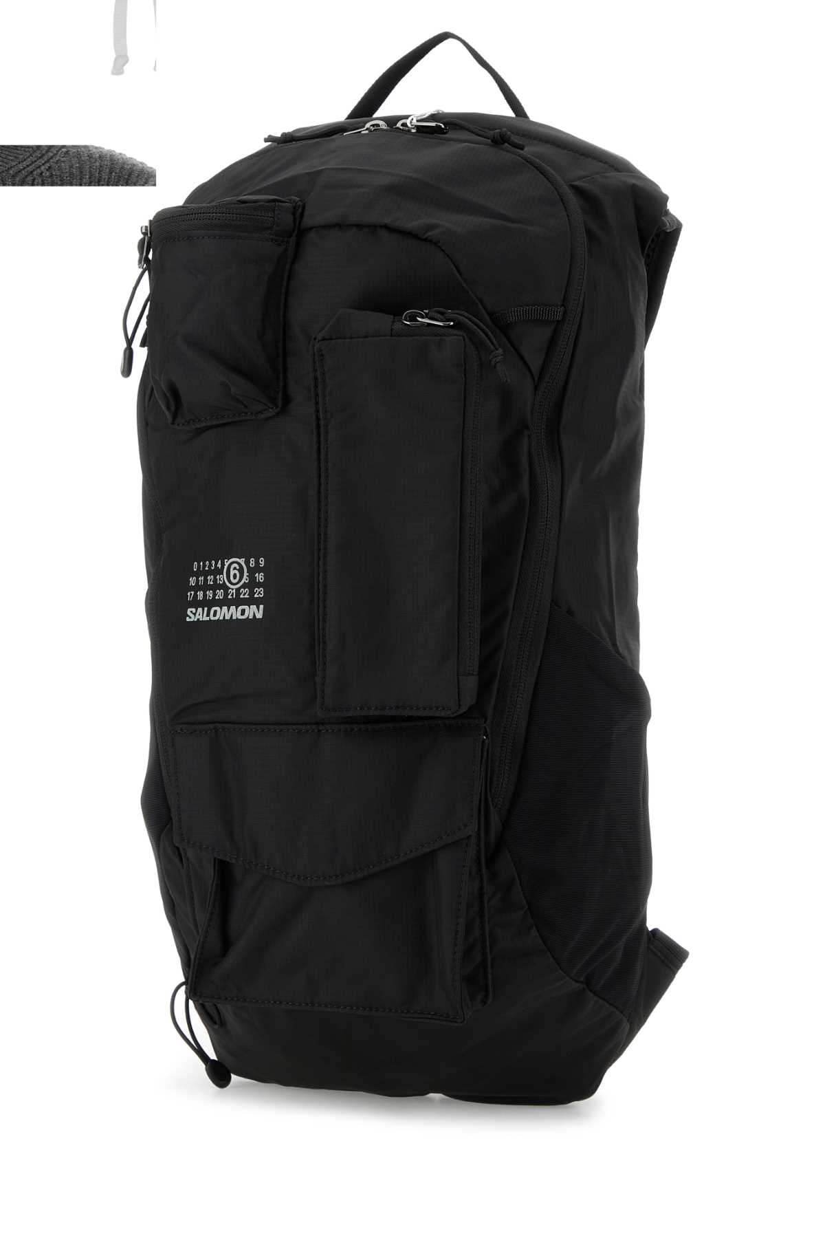 MM6 Maison Margiela Black Nylon Mm6 X Salomon Numeric
