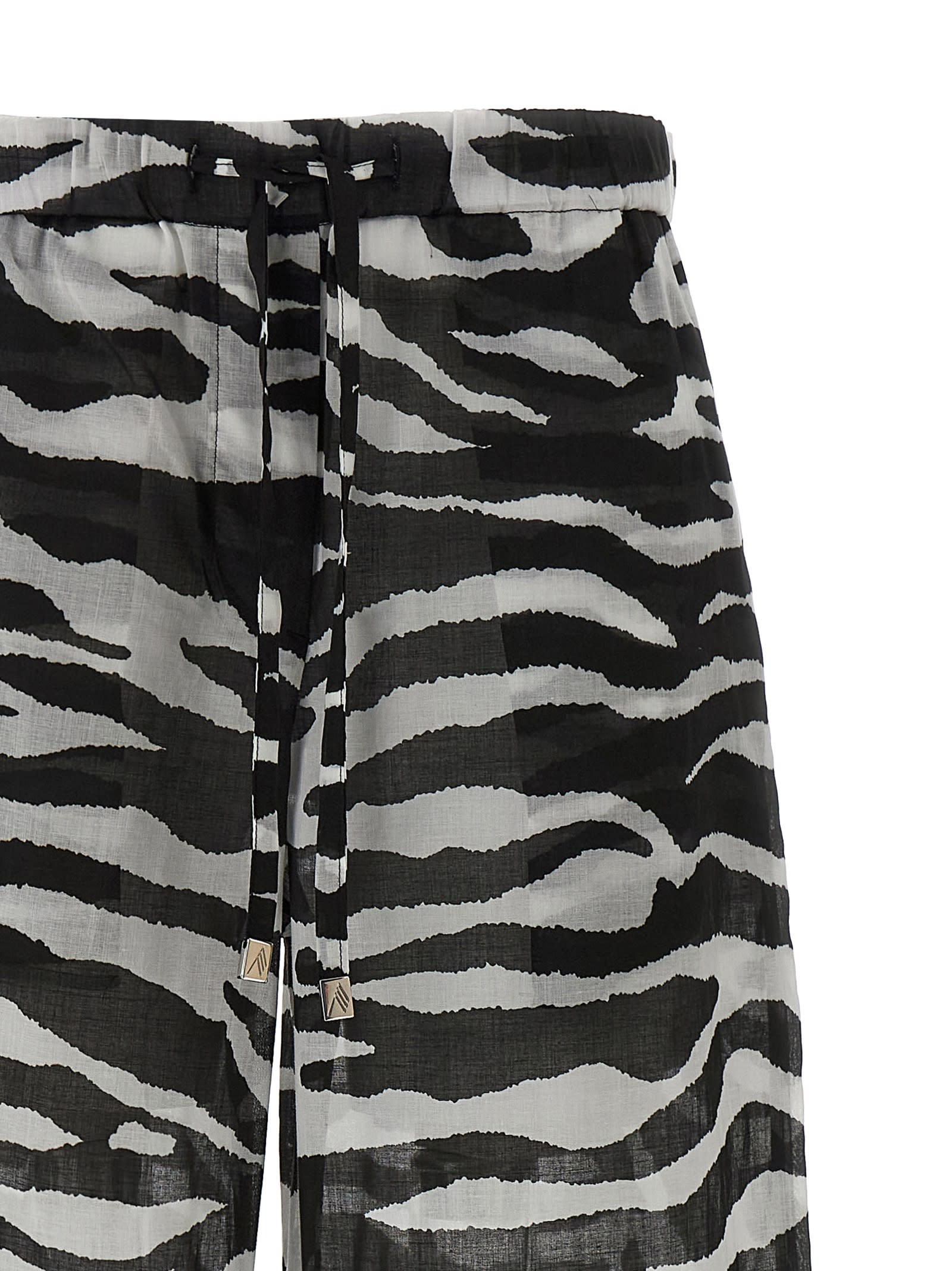 パンツ THE ATTICO SS25 Zebra pants (250WCP00263 020) The Attico Zebra Pants | italist