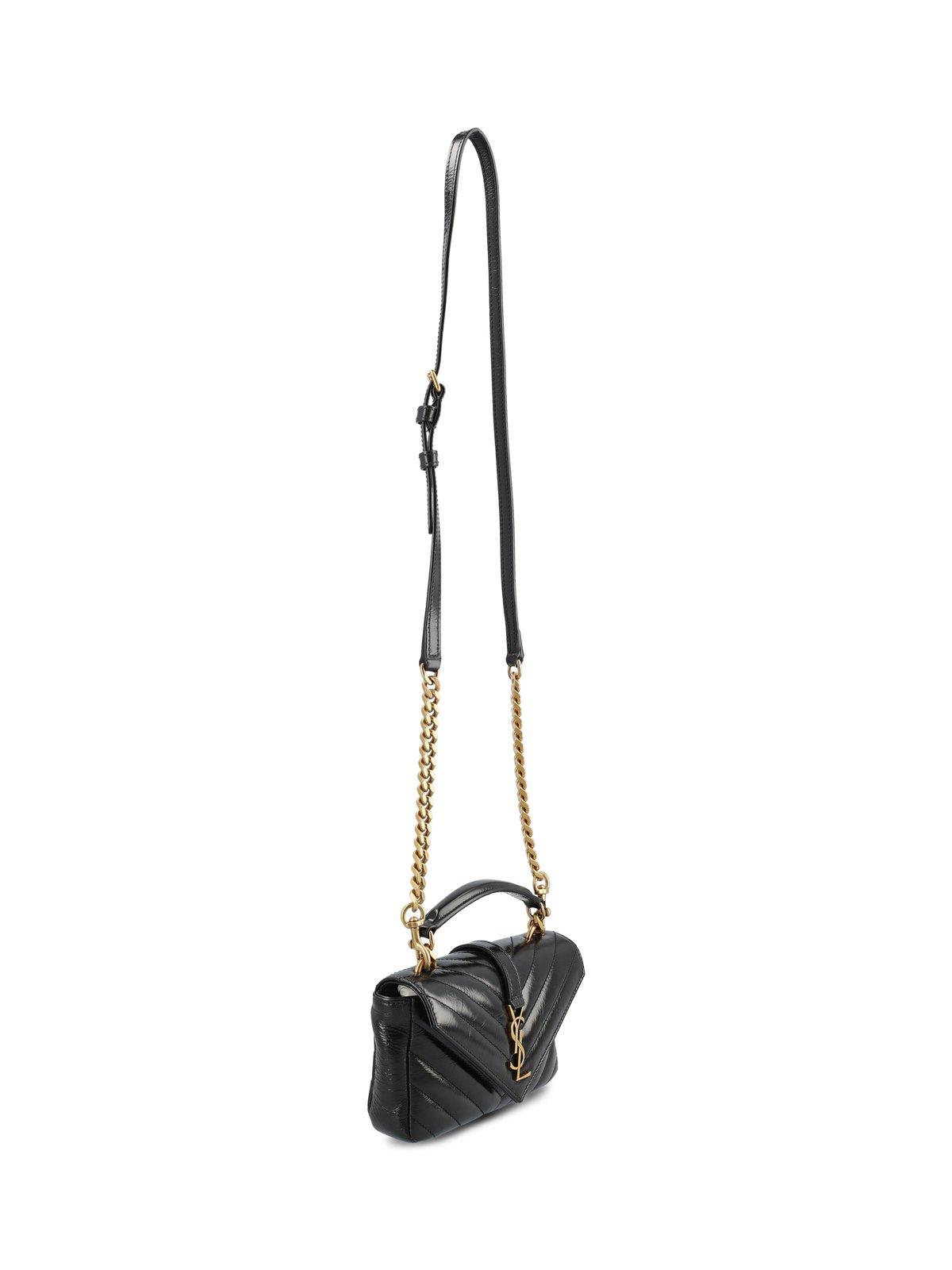 【Saint Laurent】COLLEGE MINI CHAIN BAG◆779430DZH07 Buy Saint Laurent College Mini Chain Bag 'Noir' - 779430