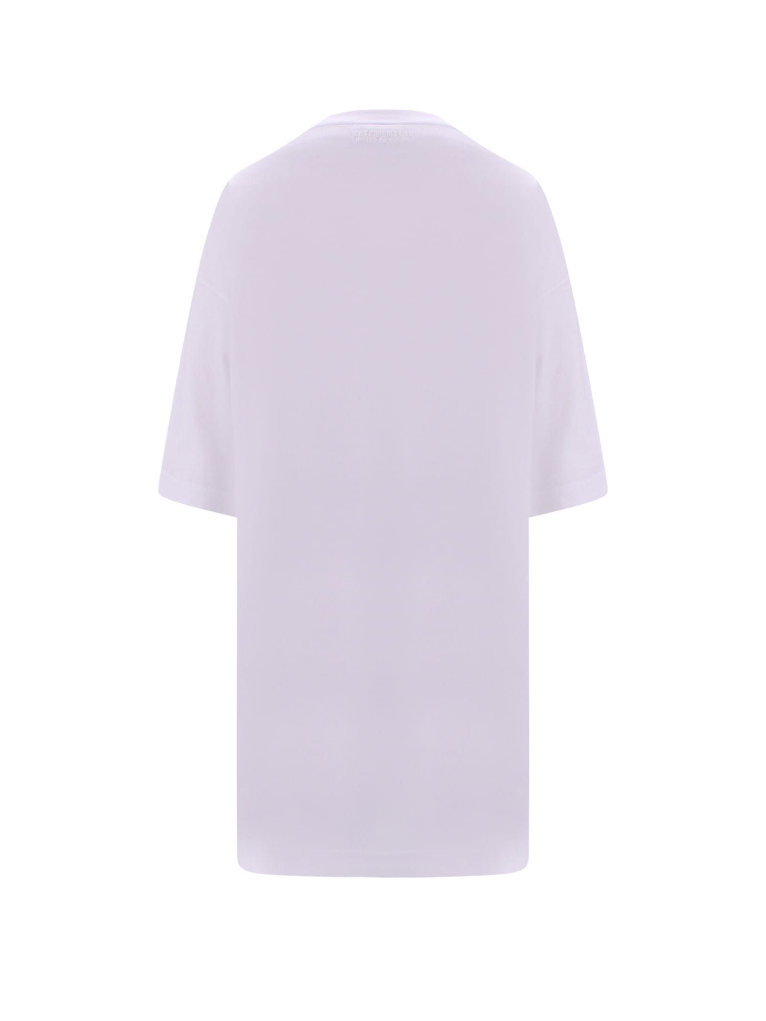 【関税込み】VETEMENTS ピンク Paris ラインストーン Tシャツ ラインストーンレースアップTシャツ ピンク 1434-1409 | D SHOP