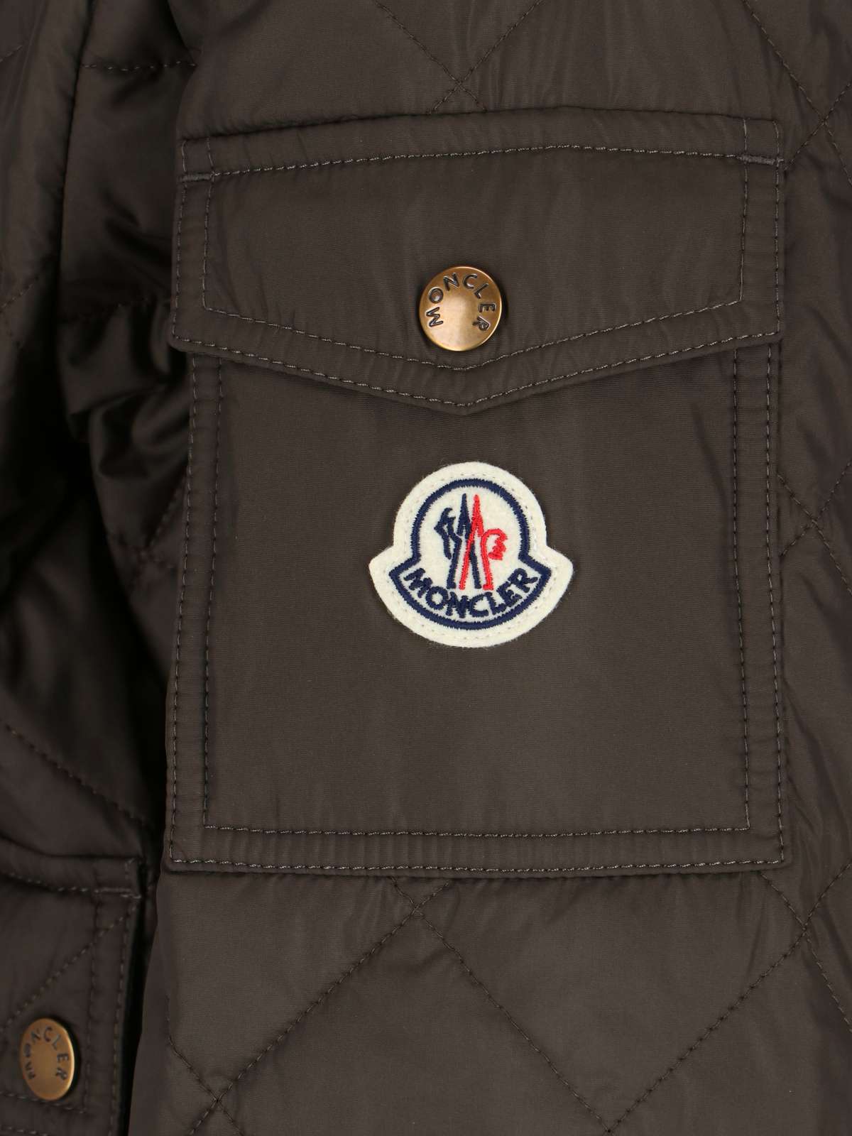 Moncler 'chitre' Crop Shirt Jacket | italist