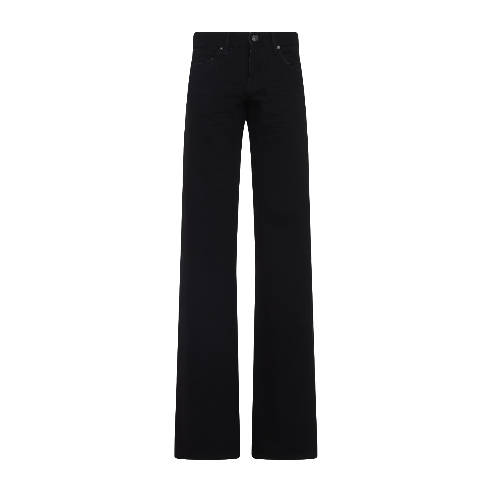 デニム・ジーパン BALENCIAGA SS25 Low waist jeans (833430TRW60 1000) Women's Fitted Low-waist Pants in Black | Balenciaga US