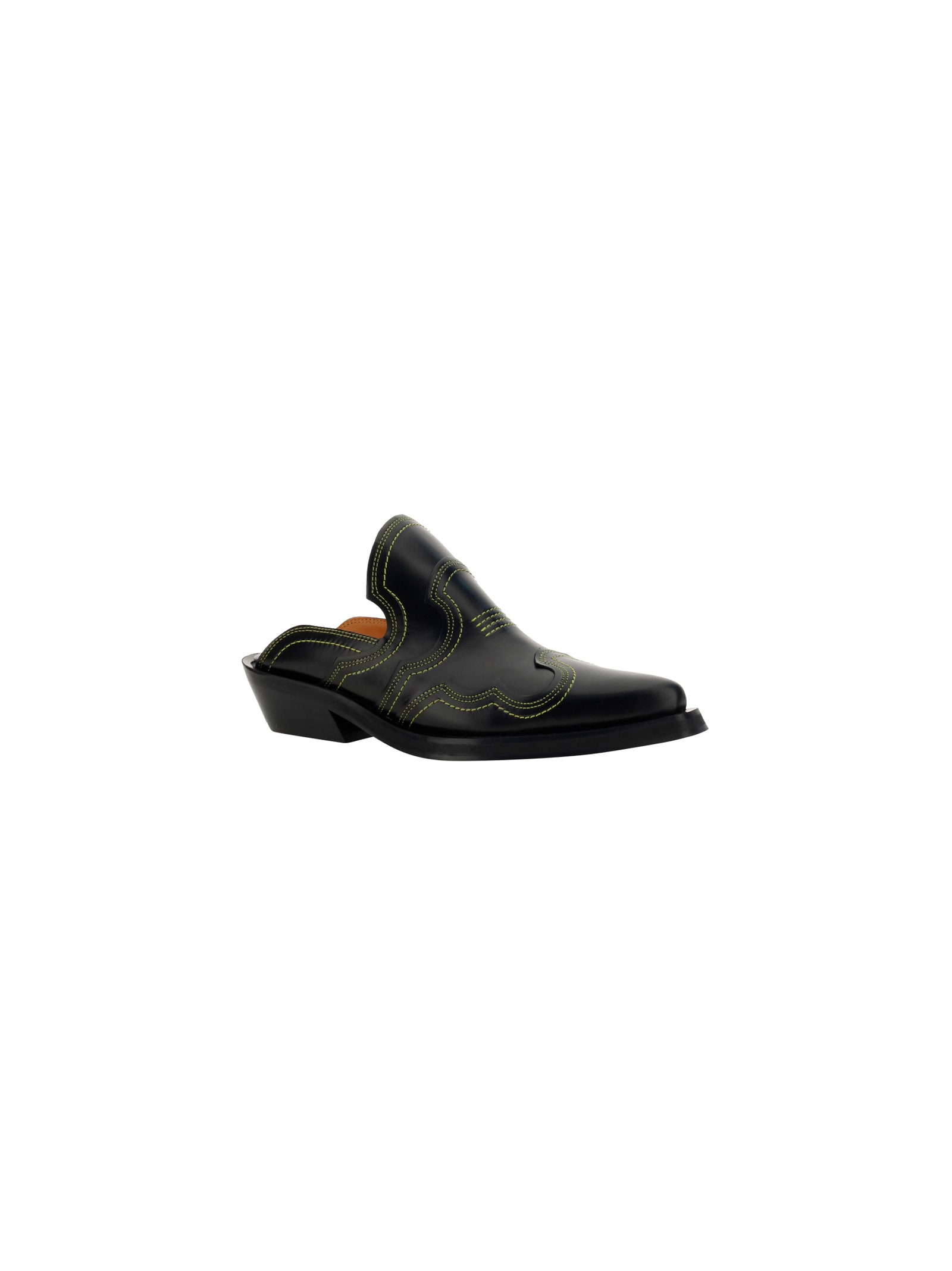 サンダル・ミュール Ganni FW25 MULE LACE-UP (S3009 099) Racing Red Red Lace-Up Mules | GANNI IT